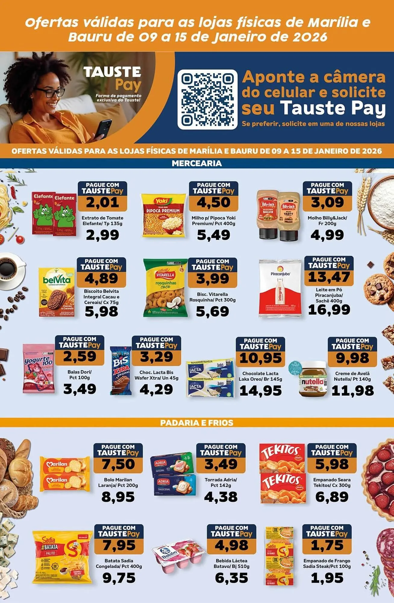 Encarte de Catálogo Supermercados Tauste 9 de janeiro até 15 de janeiro 2026 - Pagina 1