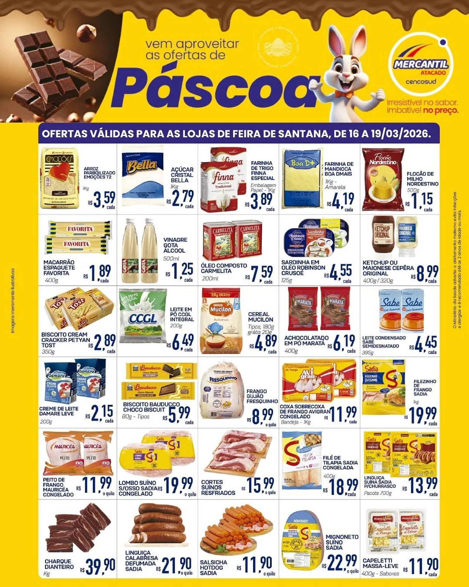 Encarte de Folheto Mercantil Rodrigues 16 de março até 19 de março 2026 - Pagina 1