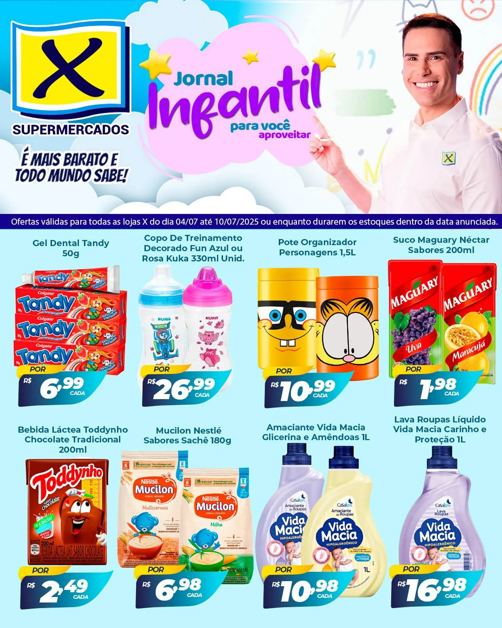 Encarte de Catálogo X Supermercados 4 de julho até 10 de julho 2025 - Pagina 2