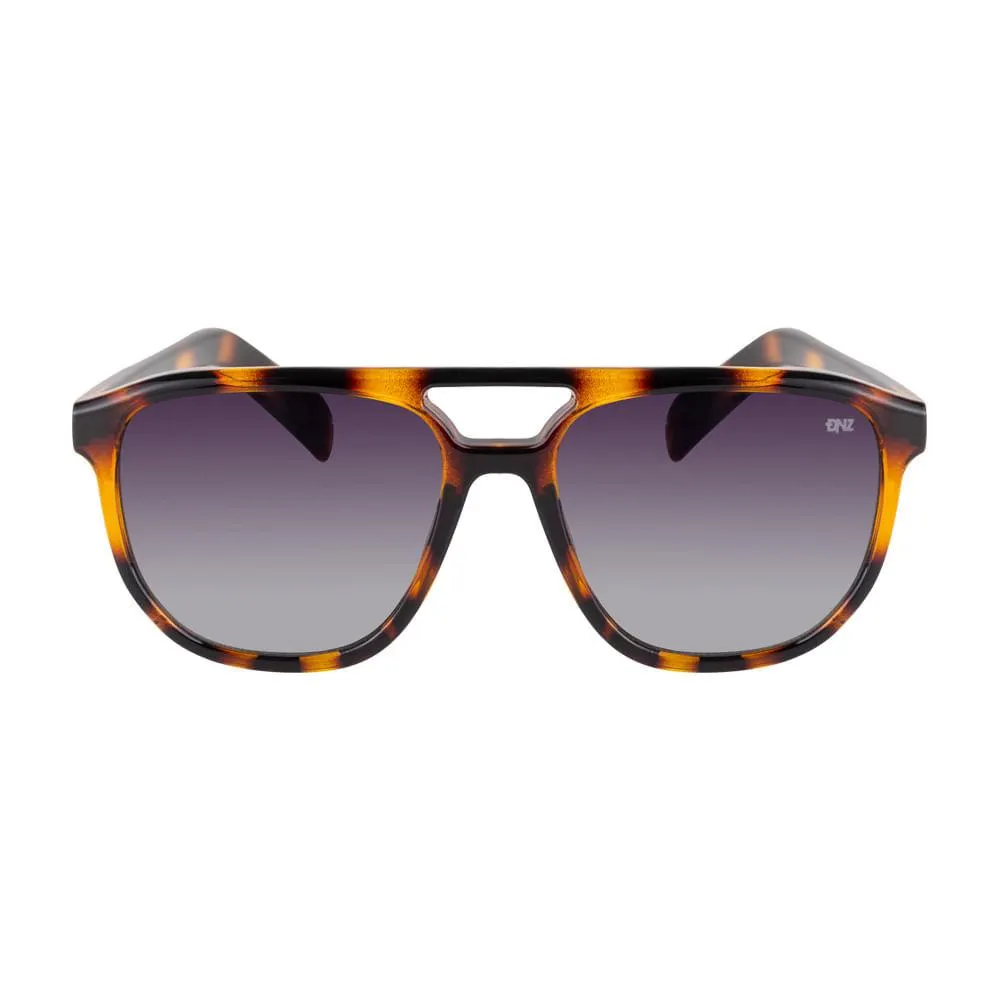 Óculos de sol Dnz Masculino 1 7027 Aviador Cor Demi Marrom