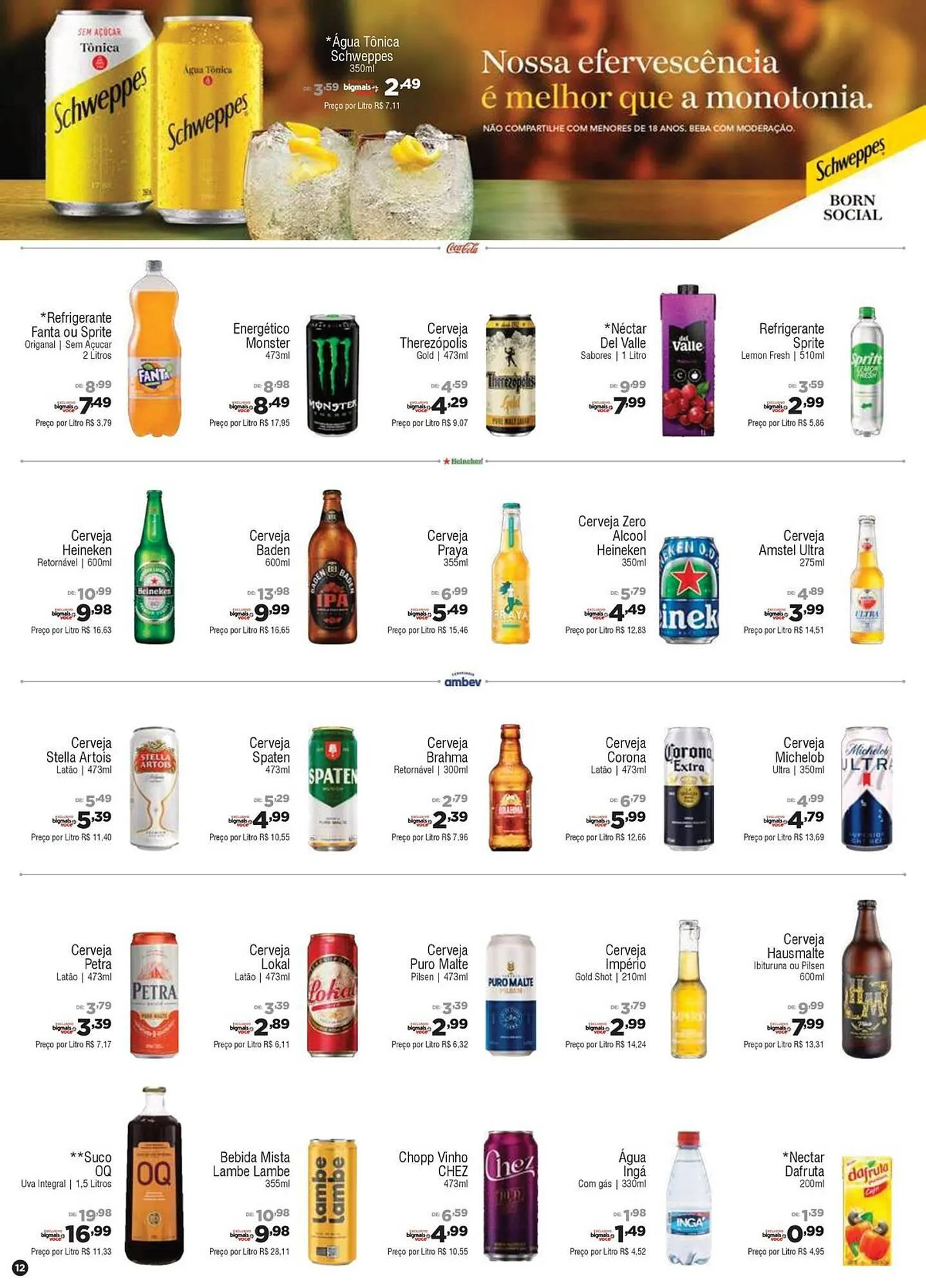 Encarte de Catálogo Big Mais Supermercados 25 de agosto até 7 de dezembro 2025 - Pagina 12