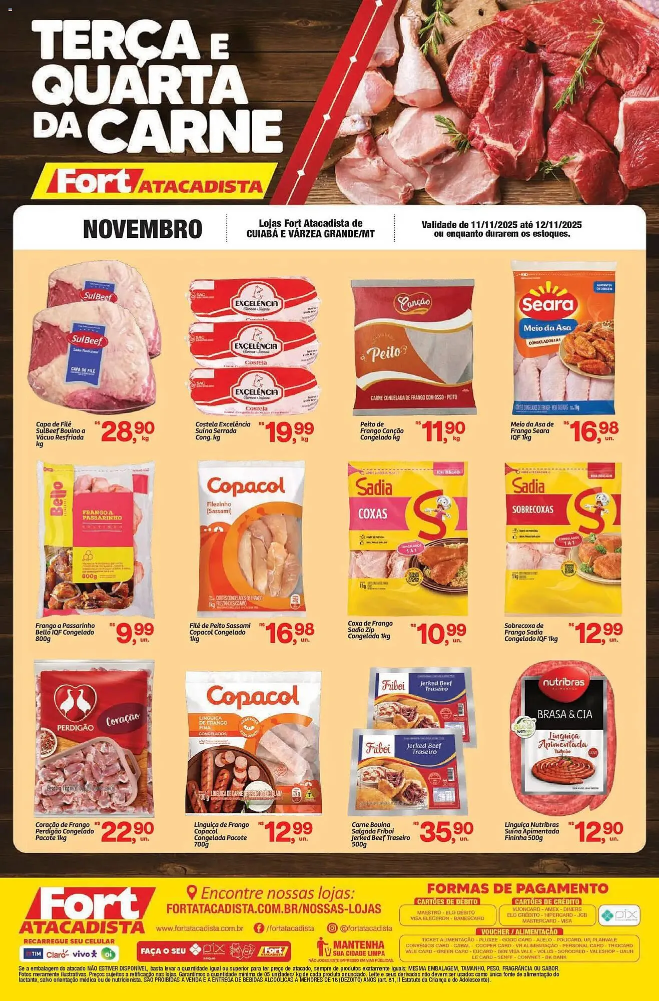 Encarte de Tabloide Fort Atacadista 11 de novembro até 12 de novembro 2025 - Pagina 1
