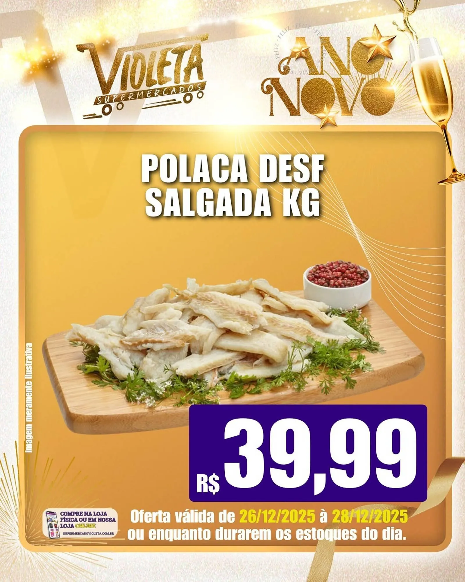Encarte de Catálogo Violeta Supermercados 26 de dezembro até 28 de dezembro 2025 - Pagina 3