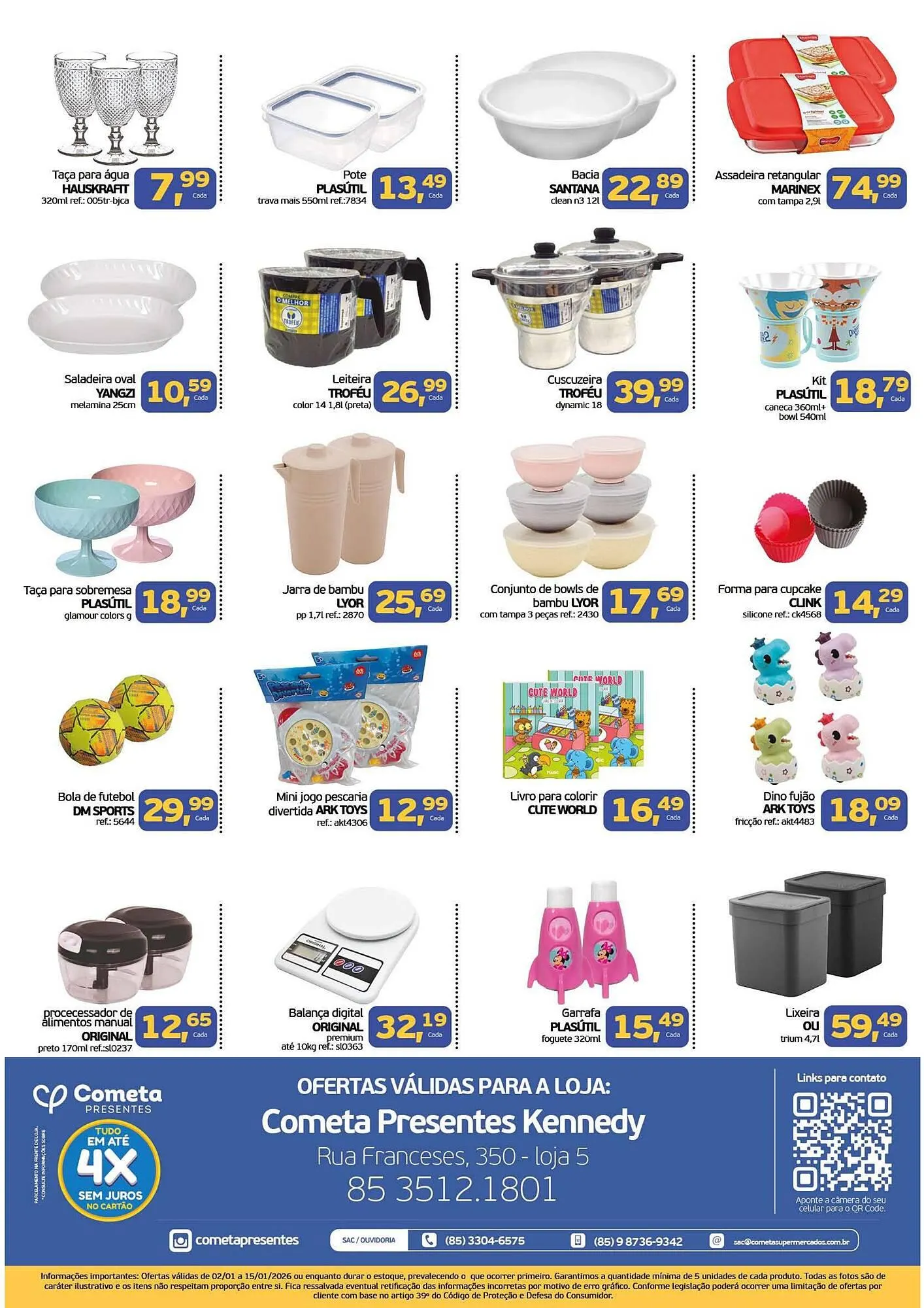 Encarte de Encarte Cometa Supermercados 2 de janeiro até 15 de janeiro 2026 - Pagina 2