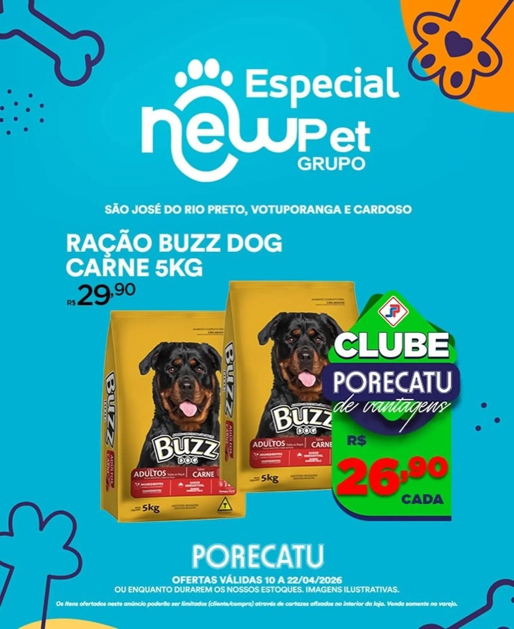 Encarte de Catálogo Supermercado Porecatu 10 de abril até 22 de abril 2026 - Pagina 1