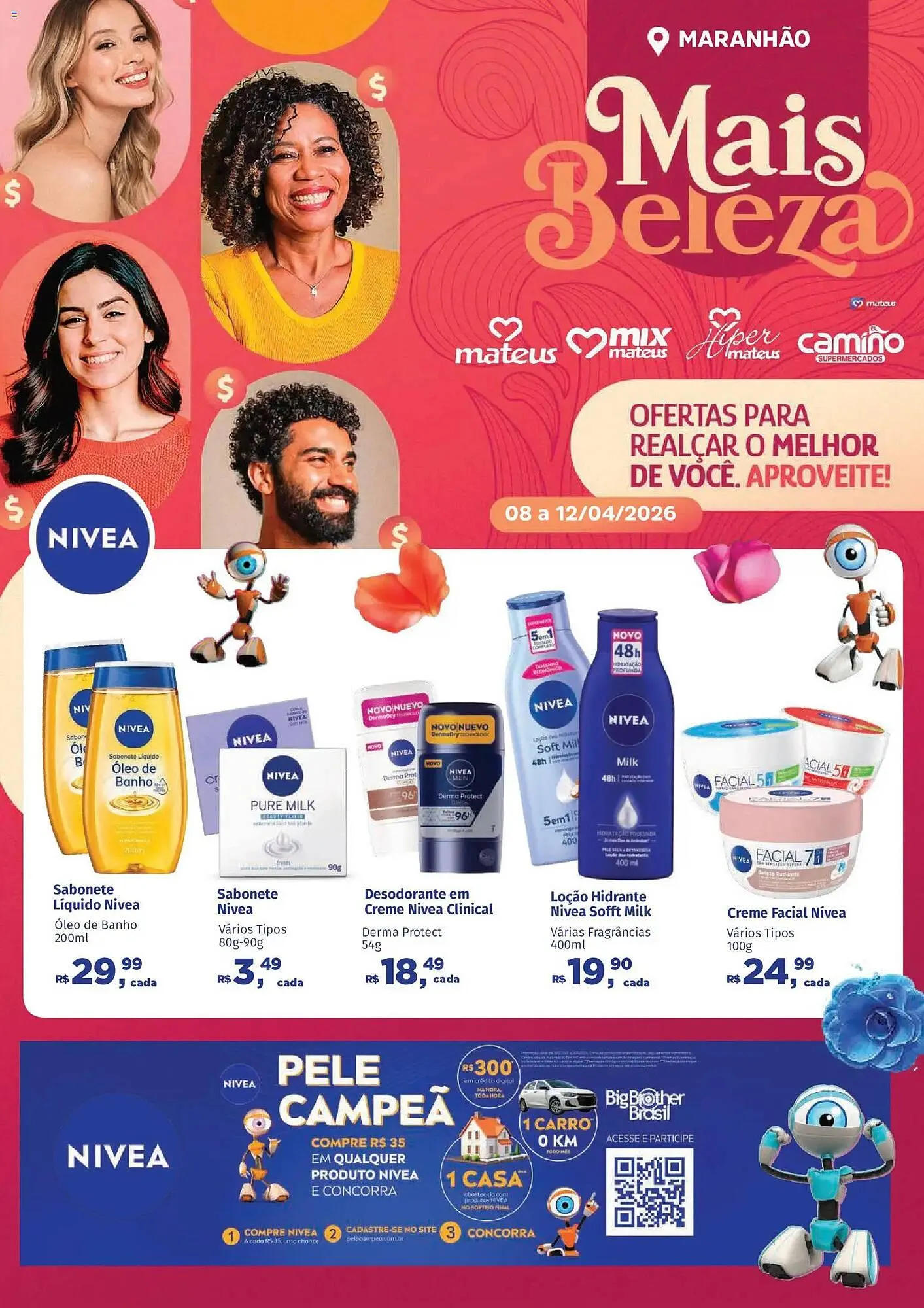 Encarte de Catálogo Supermercados Mateus 8 de abril até 12 de abril 2026 - Pagina 1