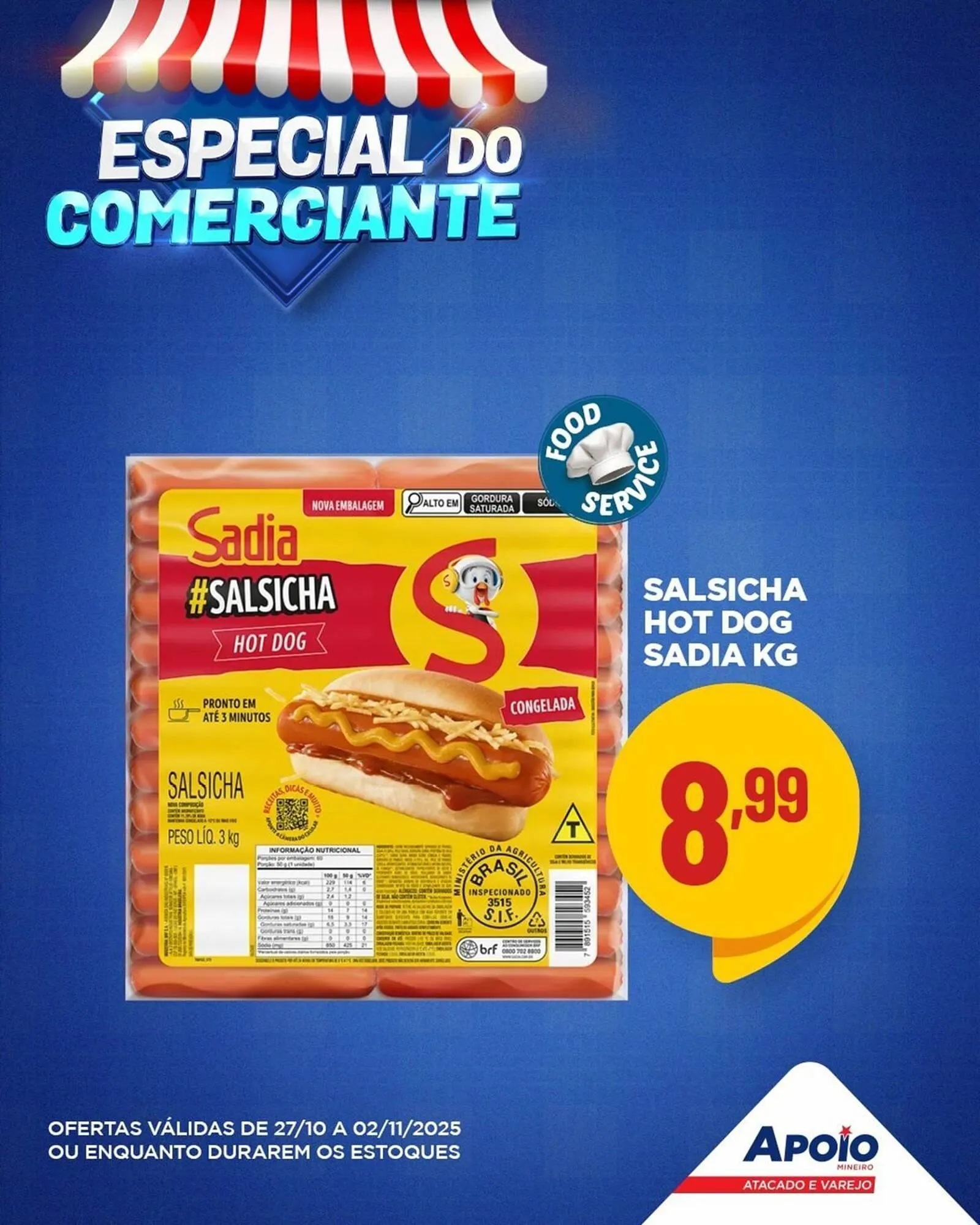 Encarte de Folheto Apoio Mineiro 28 de outubro até 2 de novembro 2025 - Pagina 7