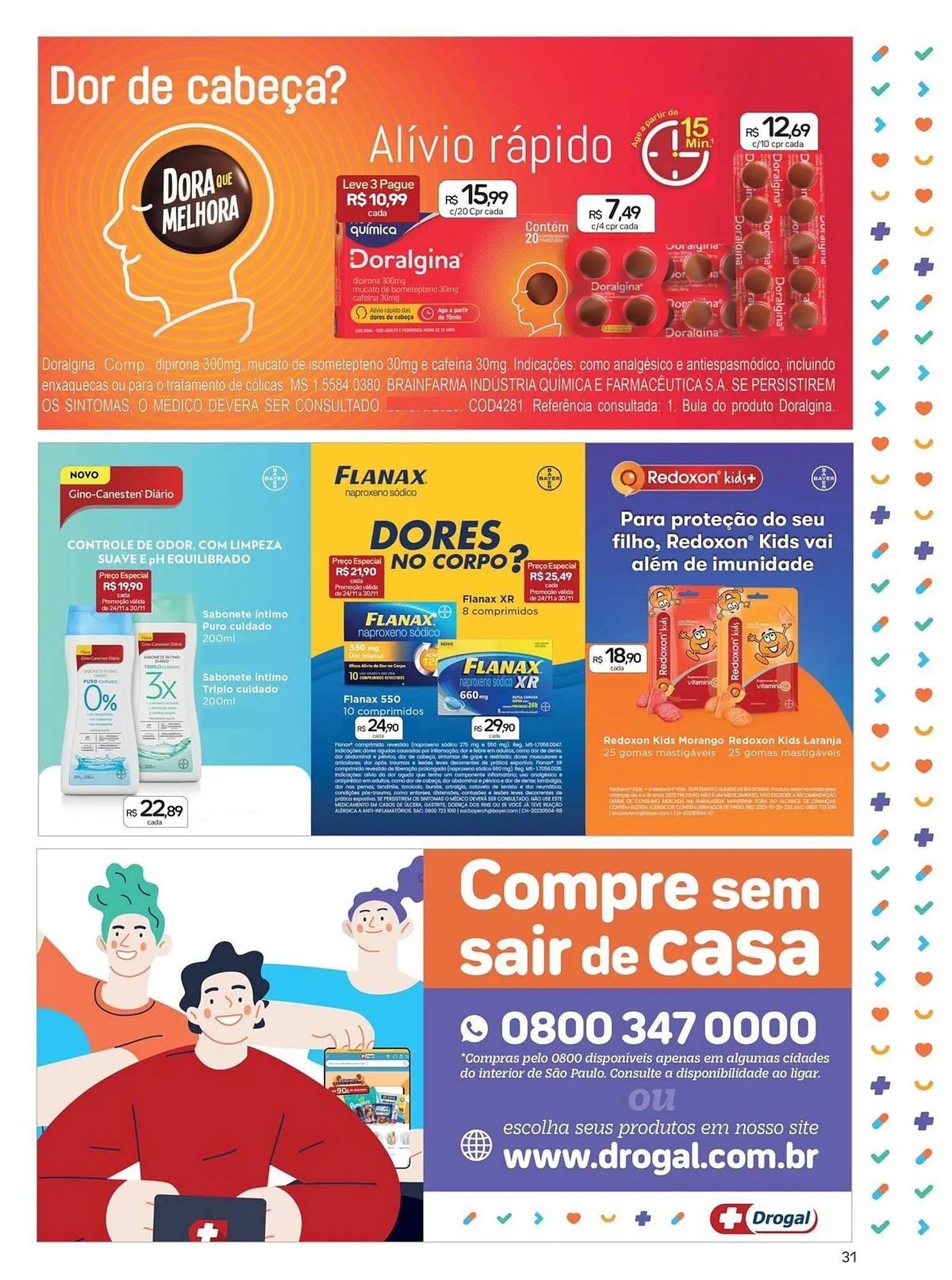 Encarte de Folheto Drogal 3 de novembro até 30 de novembro 2025 - Pagina 31