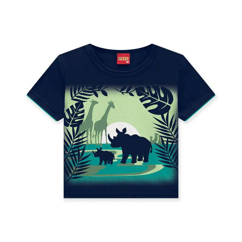 Camiseta Infantil Masculina Kyly Meia Malha