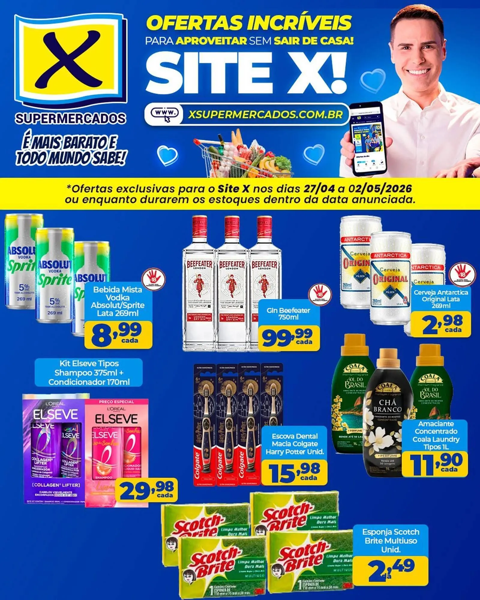 Encarte de Folheto X Supermercados 27 de abril até 2 de maio 2026 - Pagina 2