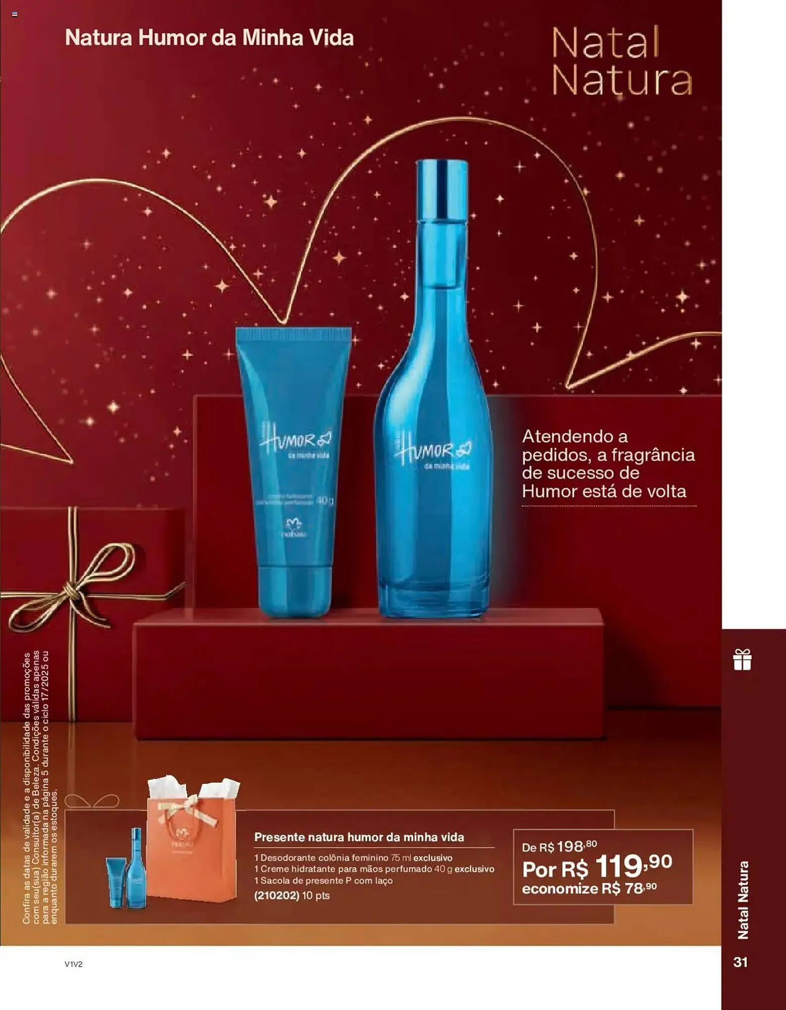 Encarte de Catálogo Natura 14 de outubro até 4 de novembro 2025 - Pagina 31