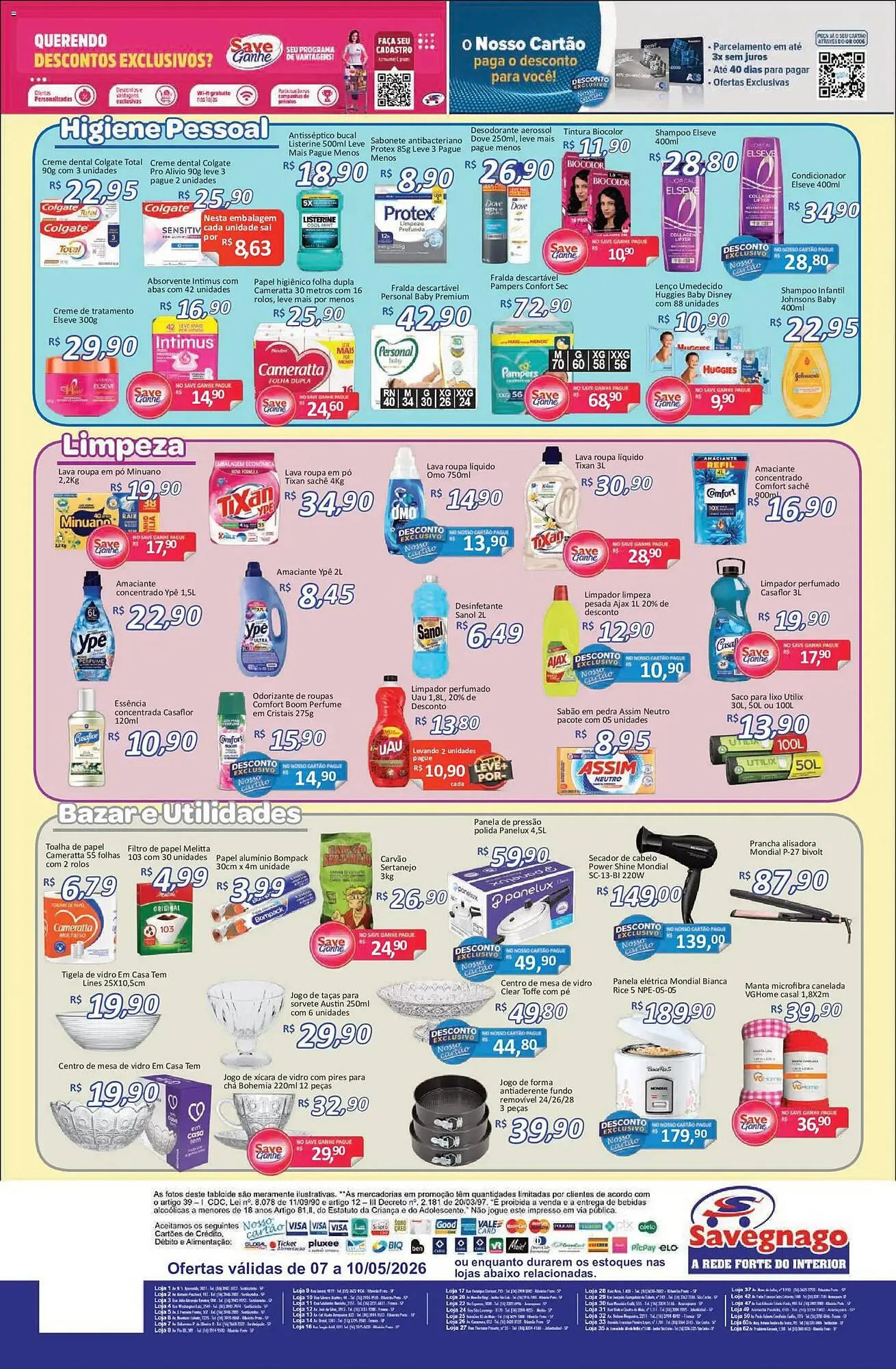 Encarte de Catálogo Supermercados Savegnago 7 de maio até 11 de maio 2026 - Pagina 4