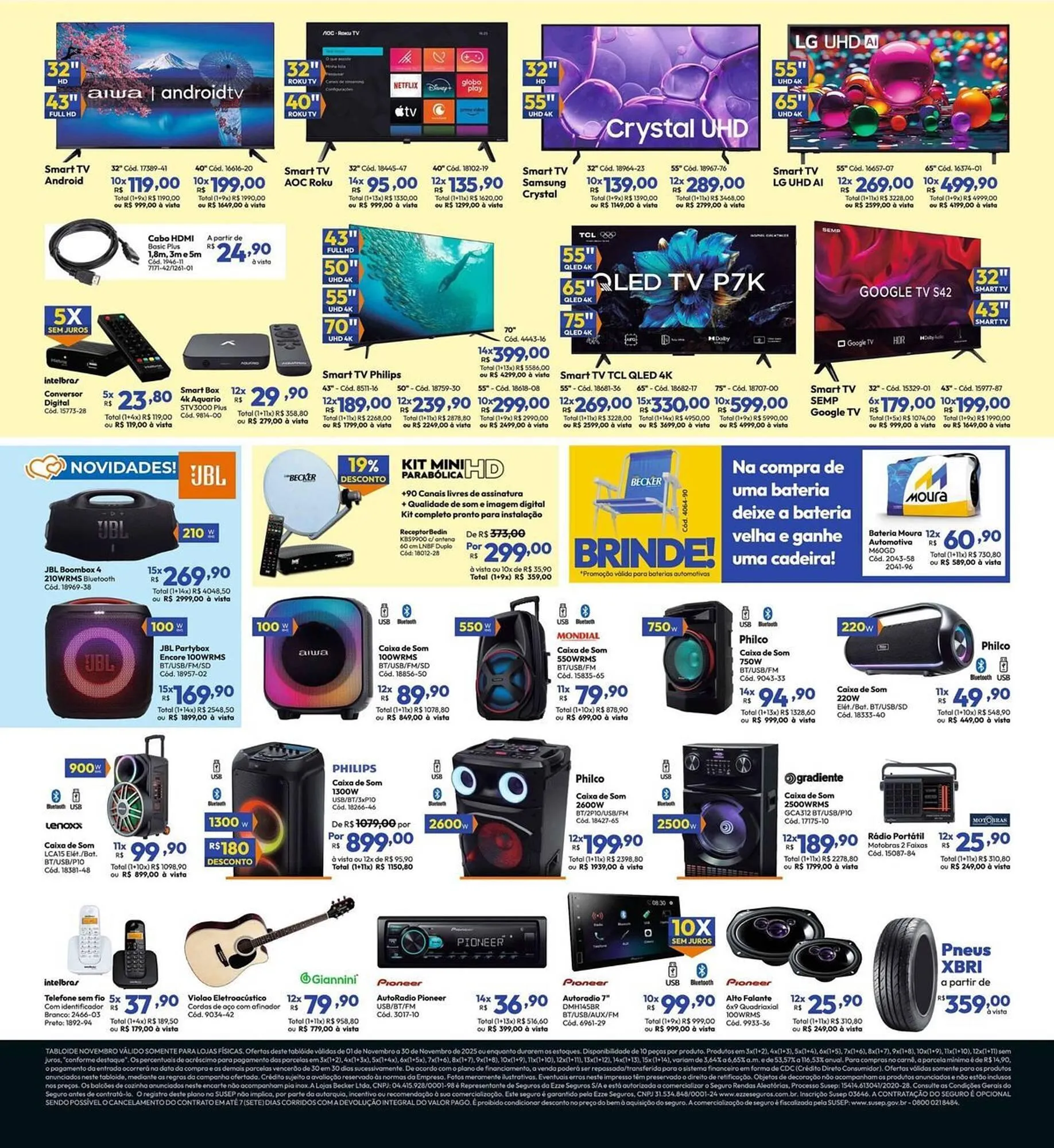 Encarte de Folheto Lojas Becker 1 de novembro até 30 de novembro 2025 - Pagina 4