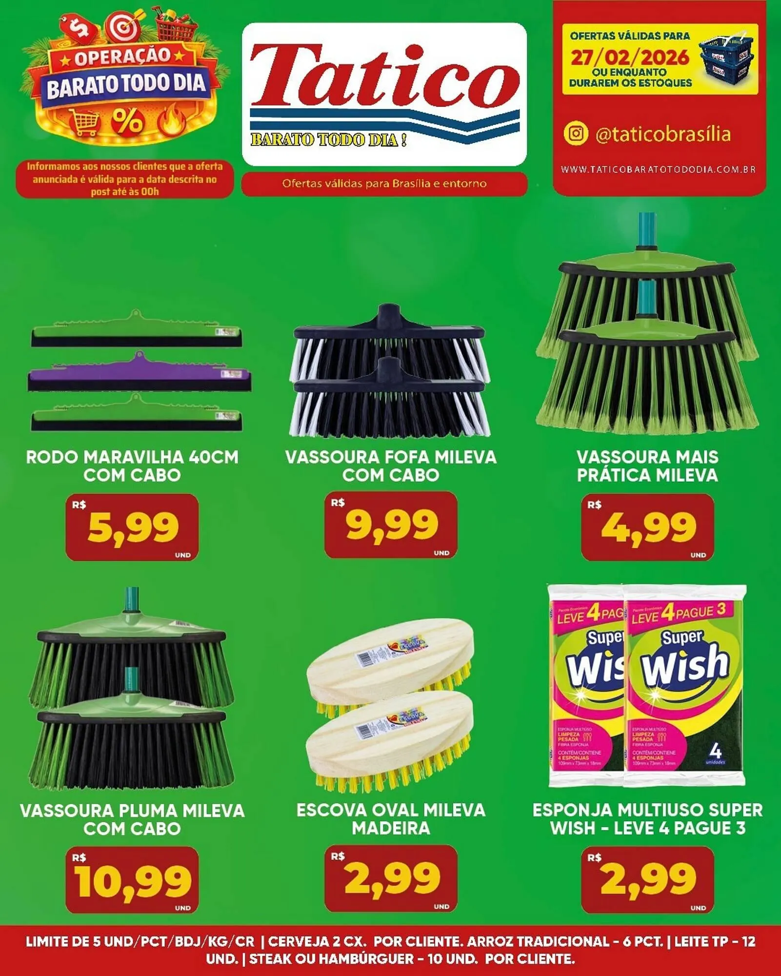 Encarte de Tabloide Tatico 26 de fevereiro até 27 de fevereiro 2026 - Pagina 1