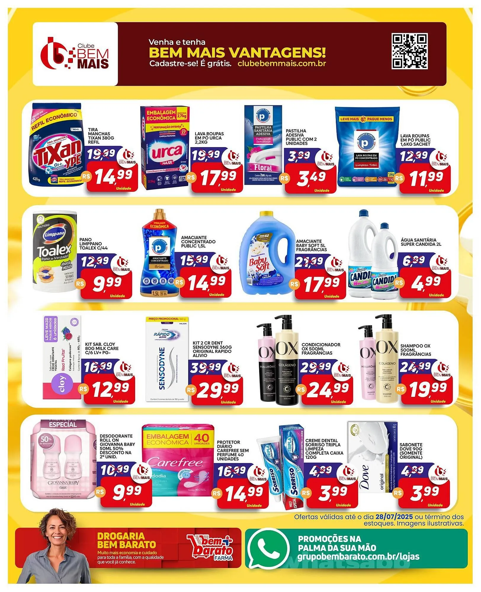 Encarte de Catálogo Supermercado Bem Barato 22 de julho até 28 de julho 2025 - Pagina 4