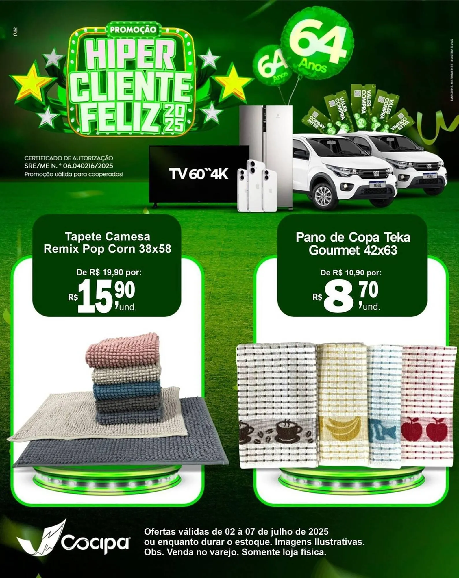 Encarte de Catálogo Cocipa 2 de julho até 7 de julho 2025 - Pagina 1
