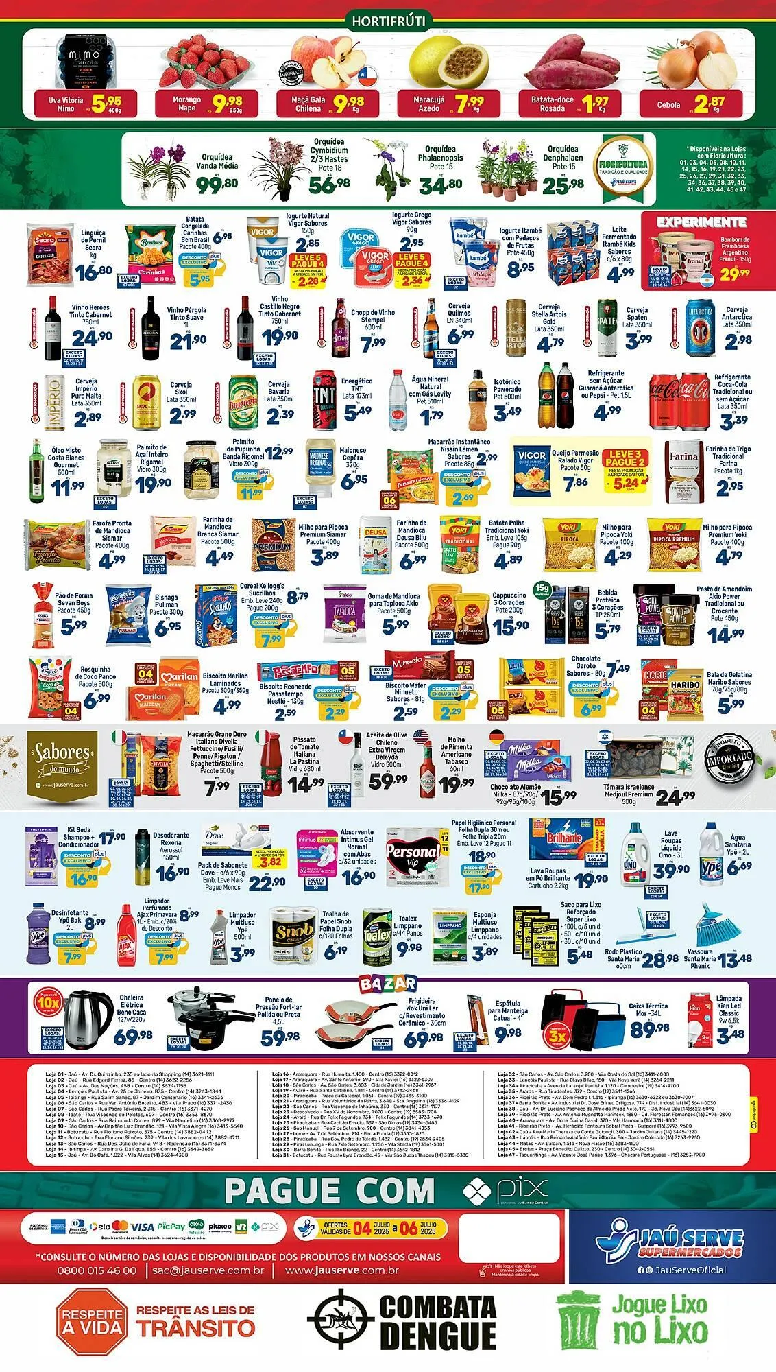 Encarte de Catálogo Supermercados Jau Serve 4 de julho até 6 de julho 2025 - Pagina 2