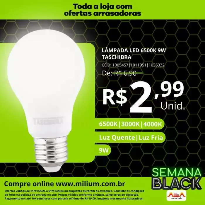 Encarte de Ofertas Especiais Milium 22 de novembro até 30 de novembro 2024 - Pagina 4