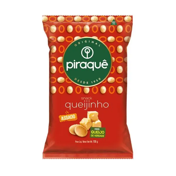 Biscoito Piraquê Queijinho 100g