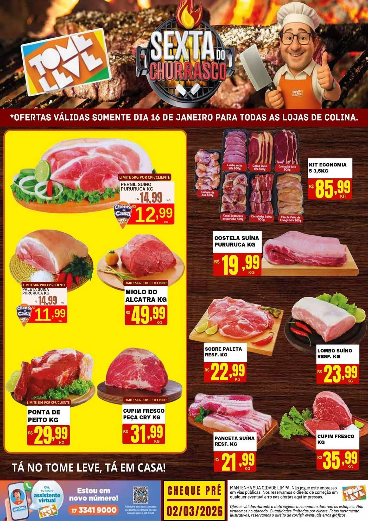 Encarte de Catálogo Tome Leve 16 de janeiro até 16 de janeiro 2026 - Pagina 1