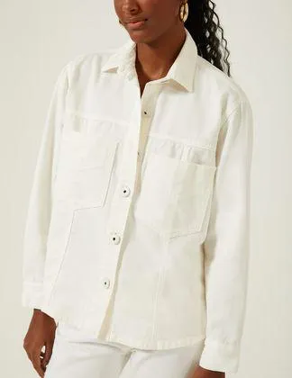 Camisa Sarja Fenda Esmirilhados