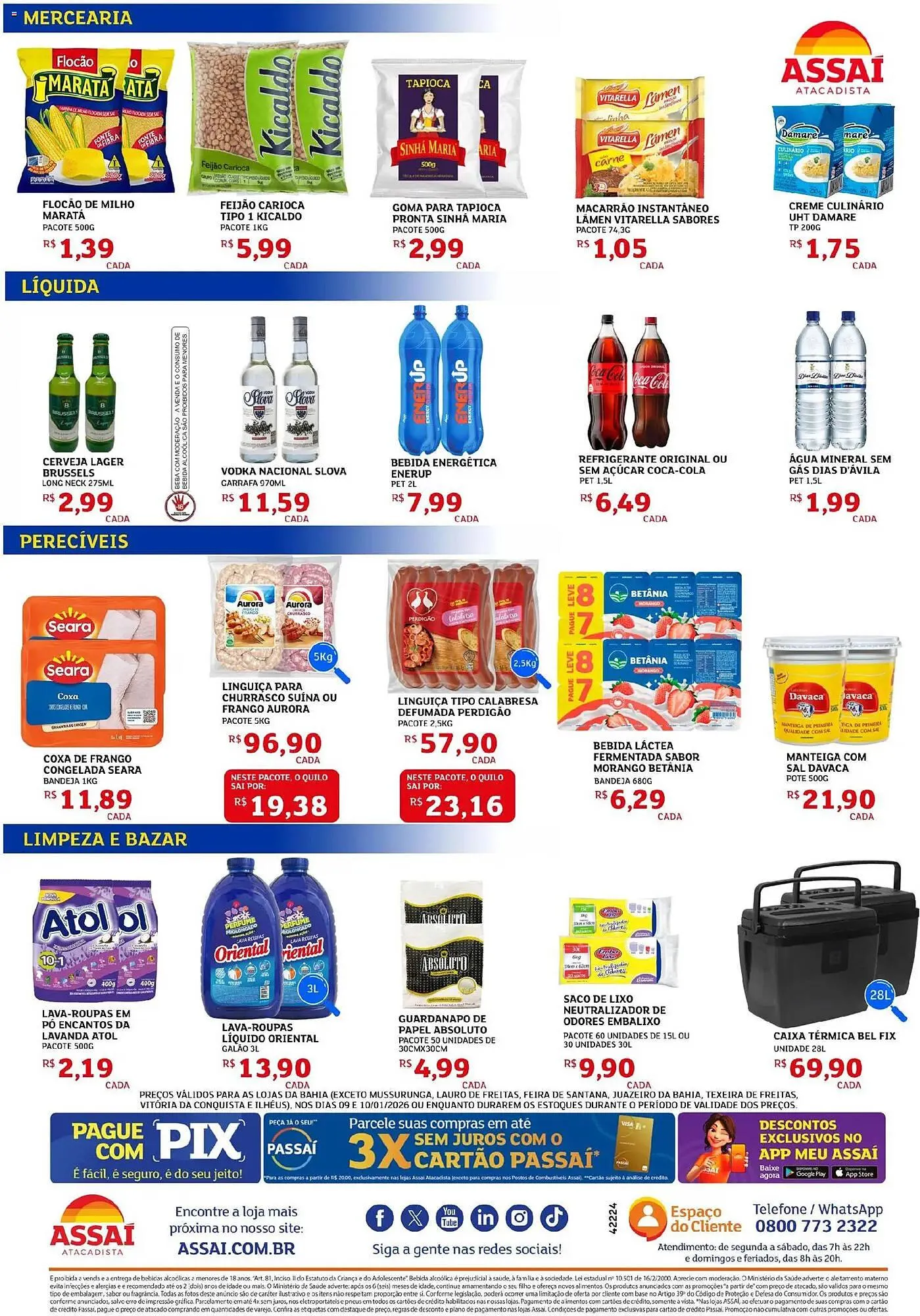 Encarte de Encarte Assaí Atacadista 9 de janeiro até 10 de janeiro 2026 - Pagina 2