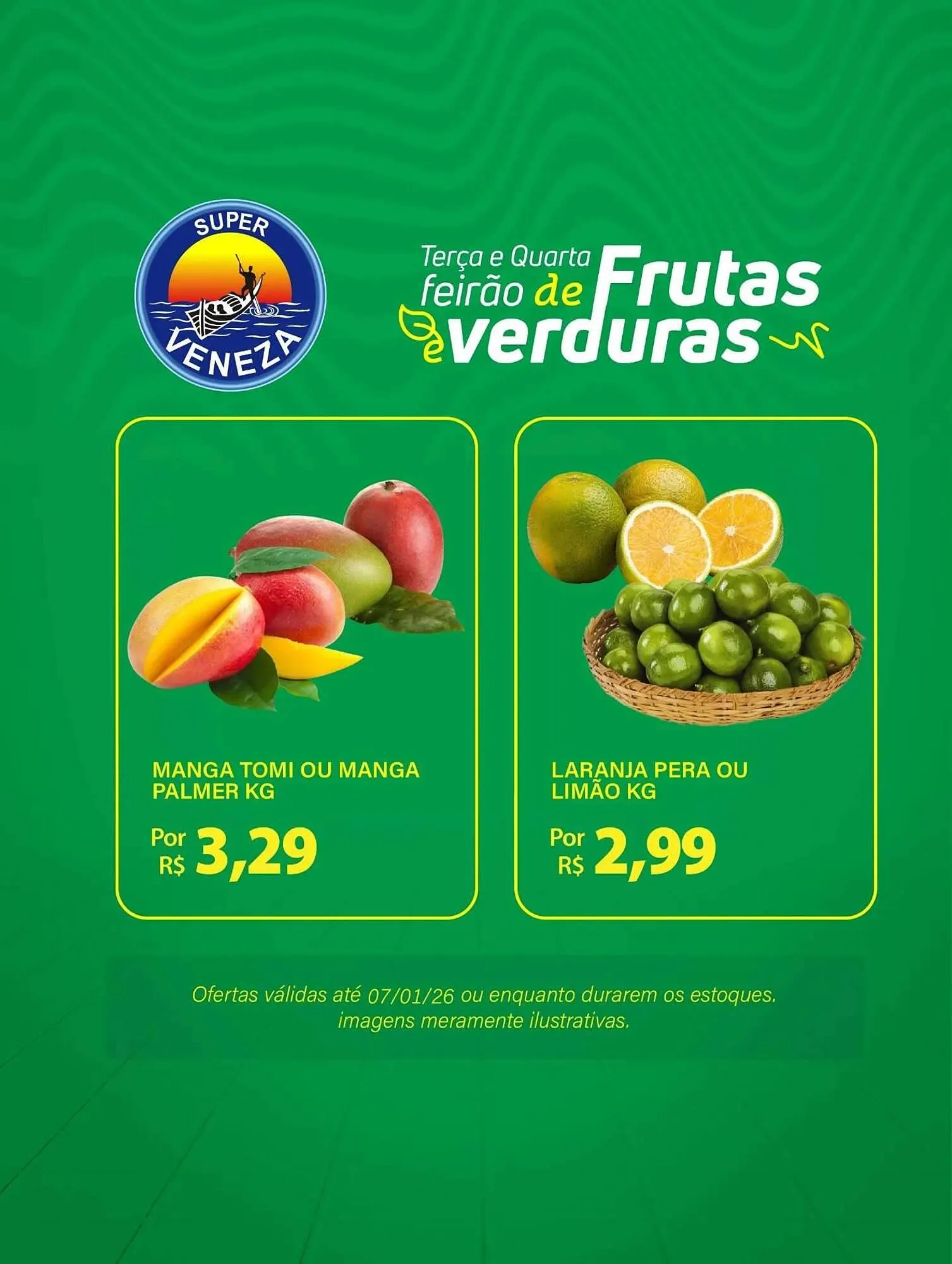Encarte de Catálogo Super Veneza 6 de janeiro até 7 de janeiro 2026 - Pagina 1