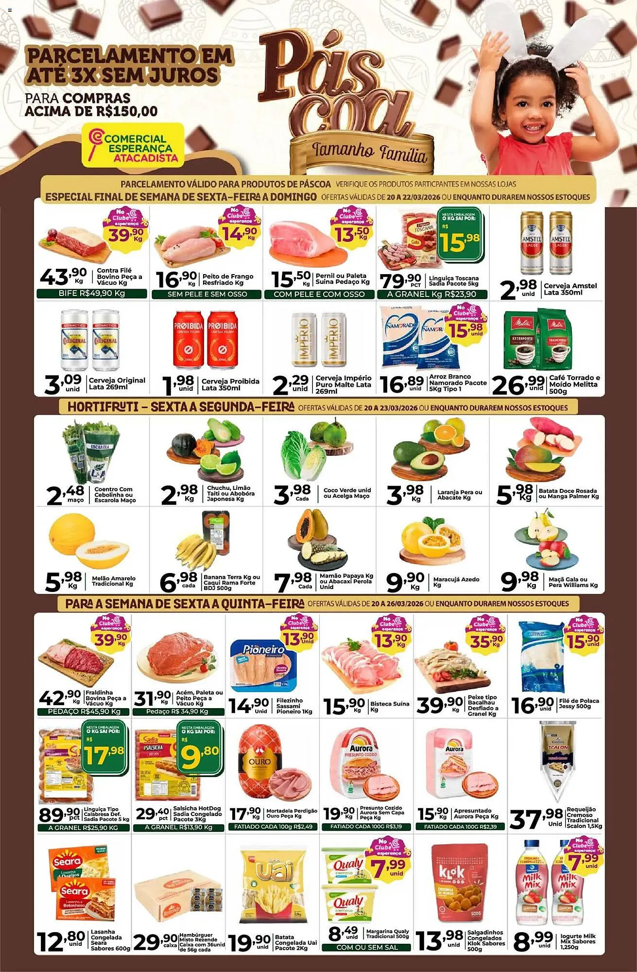 Encarte de Folheto Comercial Esperança 20 de março até 26 de março 2026 - Pagina 1