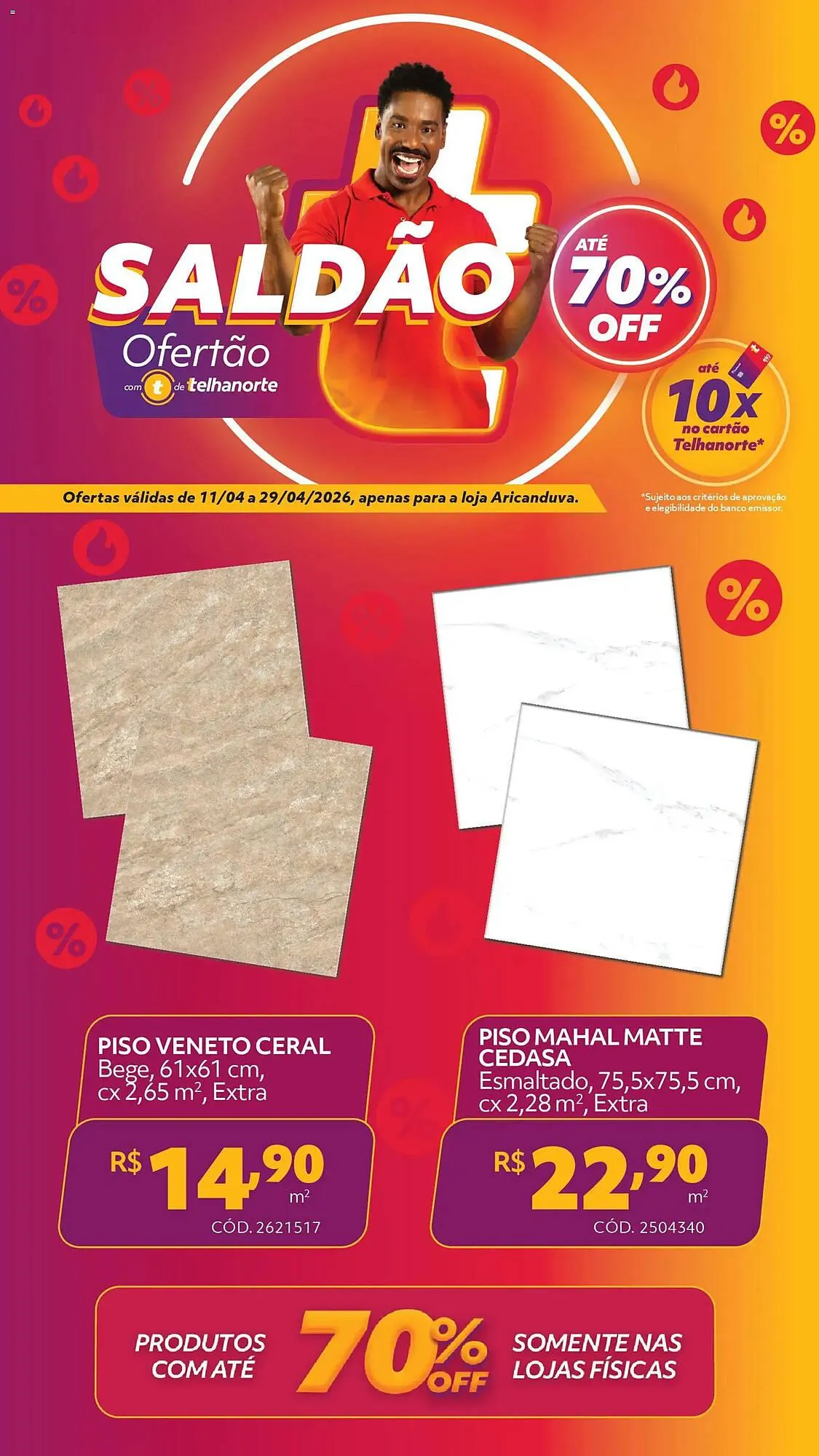 Encarte de Catálogo Telhanorte 11 de abril até 29 de abril 2026 - Pagina 1