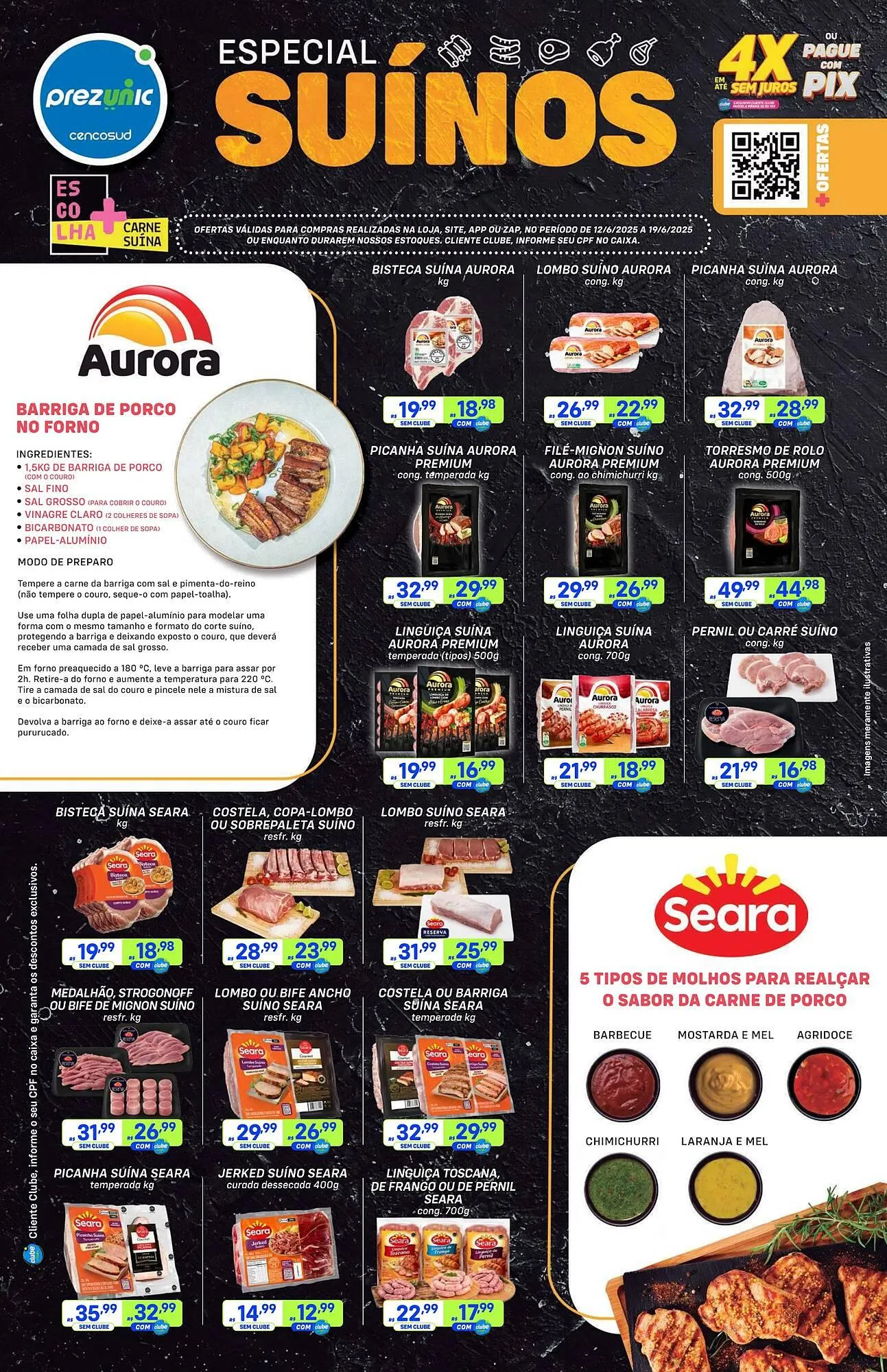 Encarte de Catálogo Prezunic 12 de junho até 19 de junho 2025 - Pagina 1