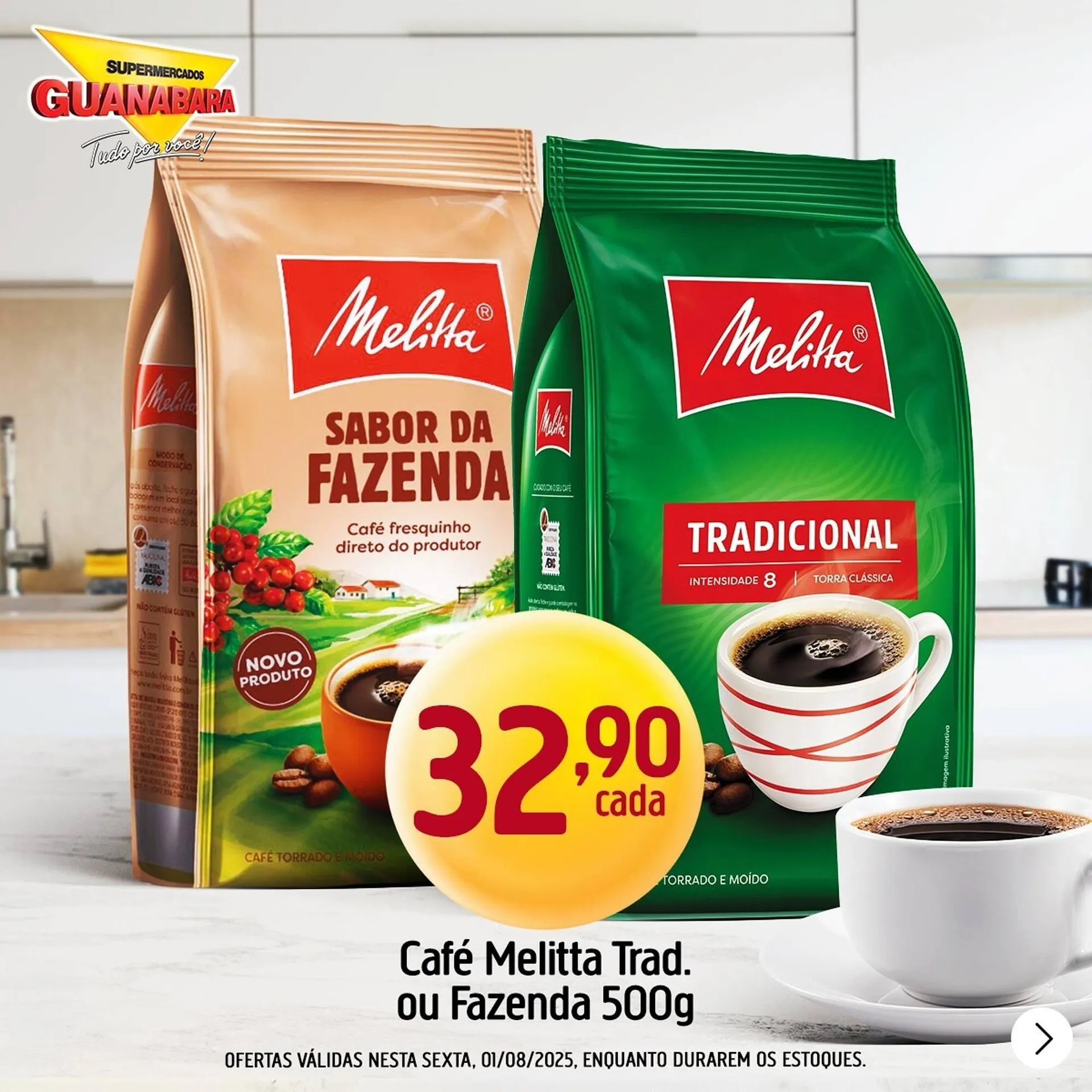 Encarte de Catálogo Supermercados Guanabara 1 de agosto até 2 de agosto 2025 - Pagina 1