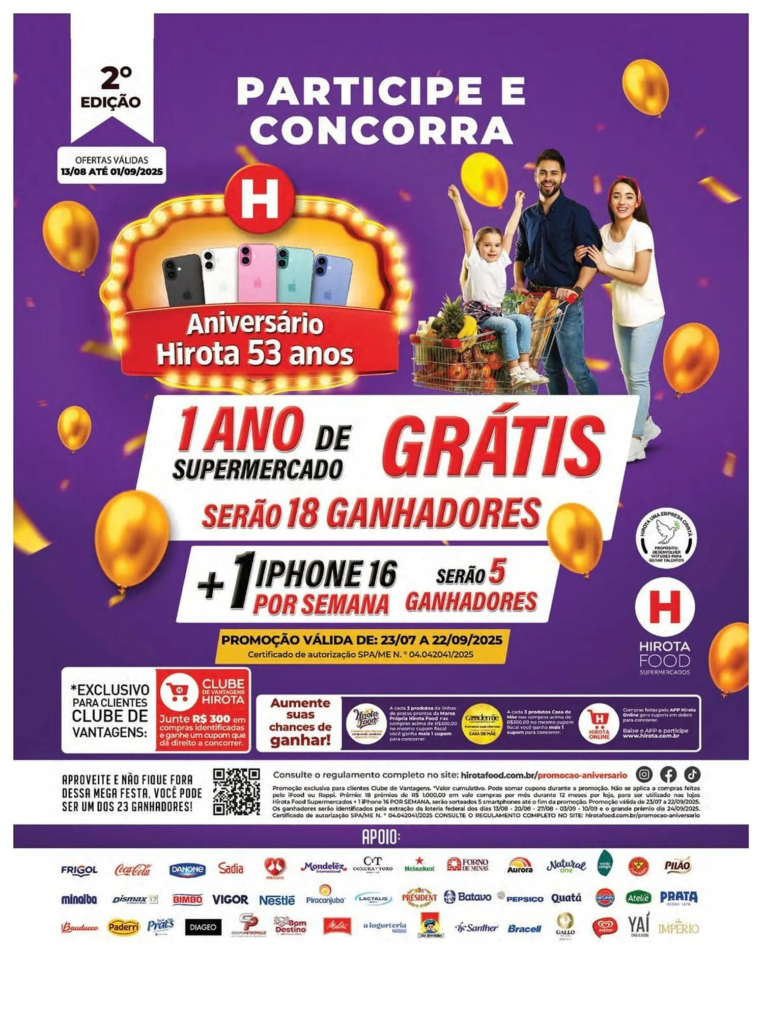 Encarte de Catálogo Hirota Food Supermercado 14 de agosto até 22 de setembro 2025 - Pagina 1