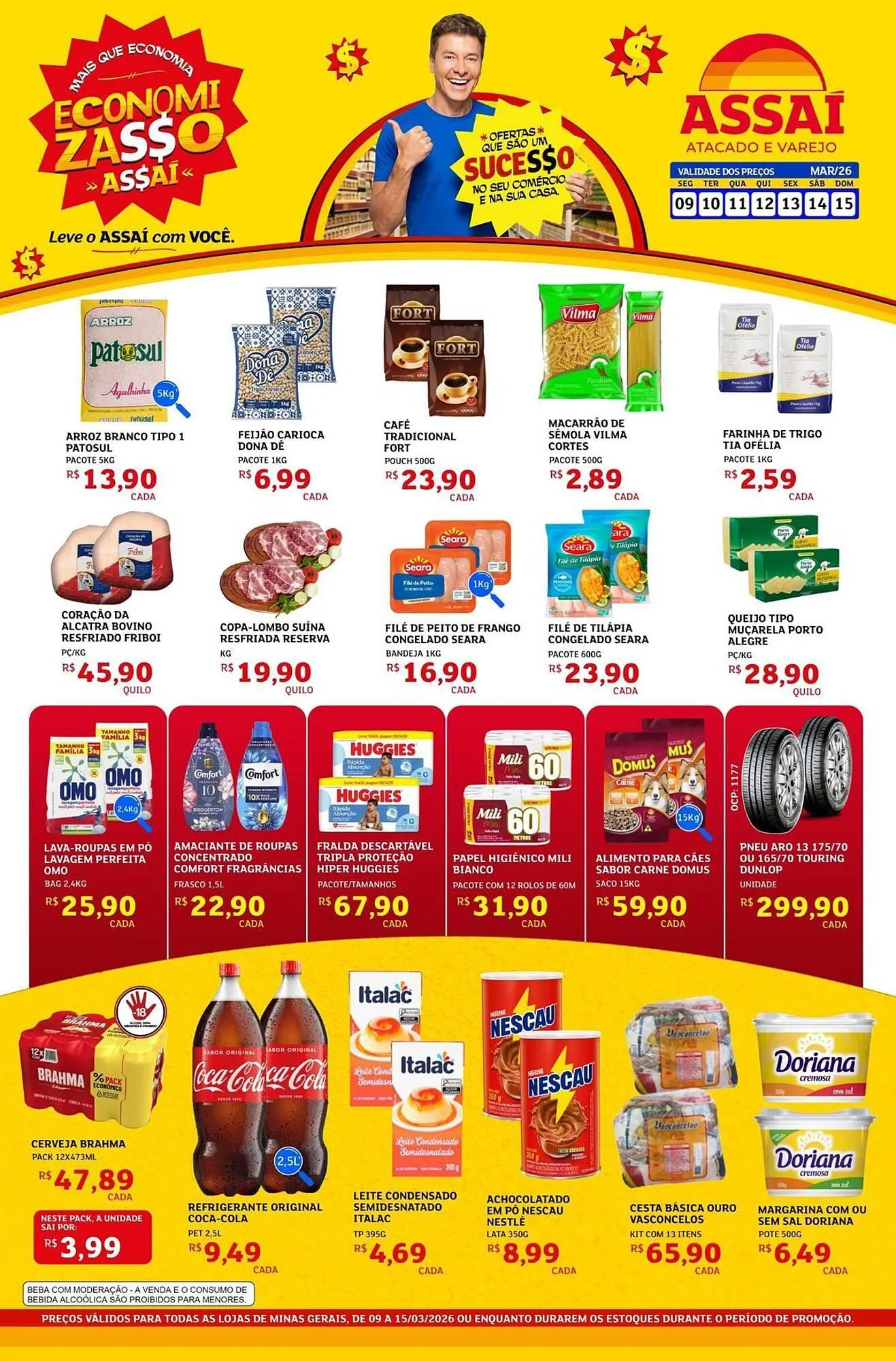 Encarte de Encarte Assaí Atacadista 10 de março até 15 de março 2026 - Pagina 1