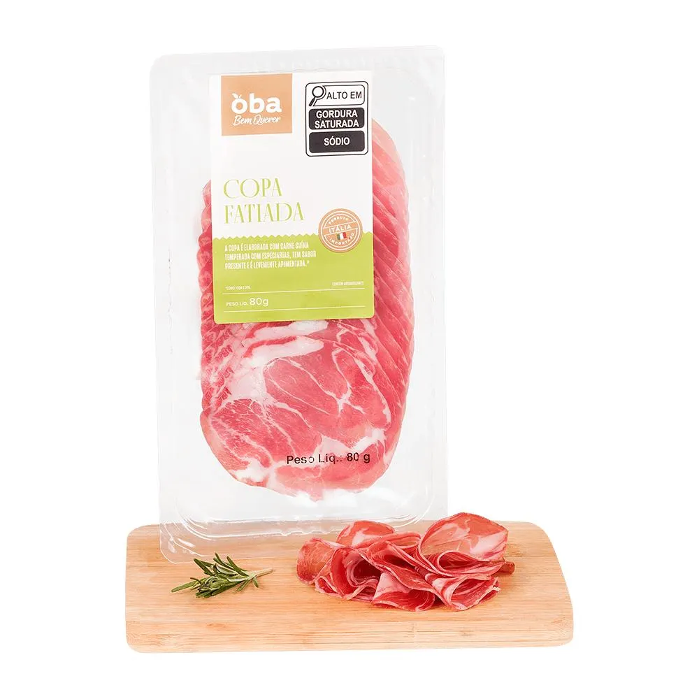 Copa Fatiada Oba Bem Querer 80 G | Oba Hortifruti