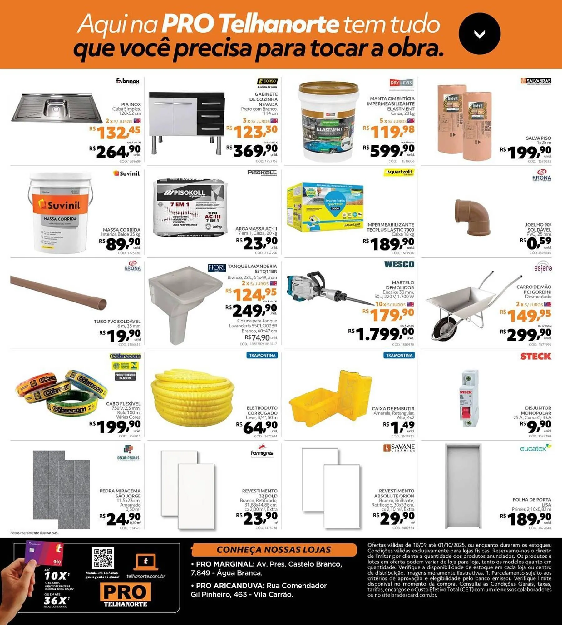 Encarte de Catálogo Telhanorte 18 de setembro até 1 de outubro 2025 - Pagina 2