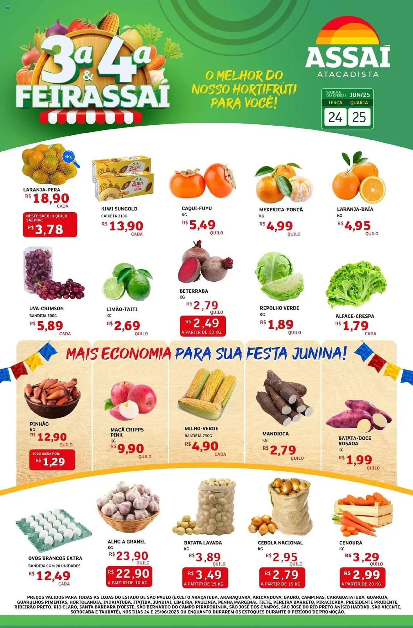 Encarte de Catálogo Assaí Atacadista 24 de junho até 26 de junho 2025 - Pagina 1