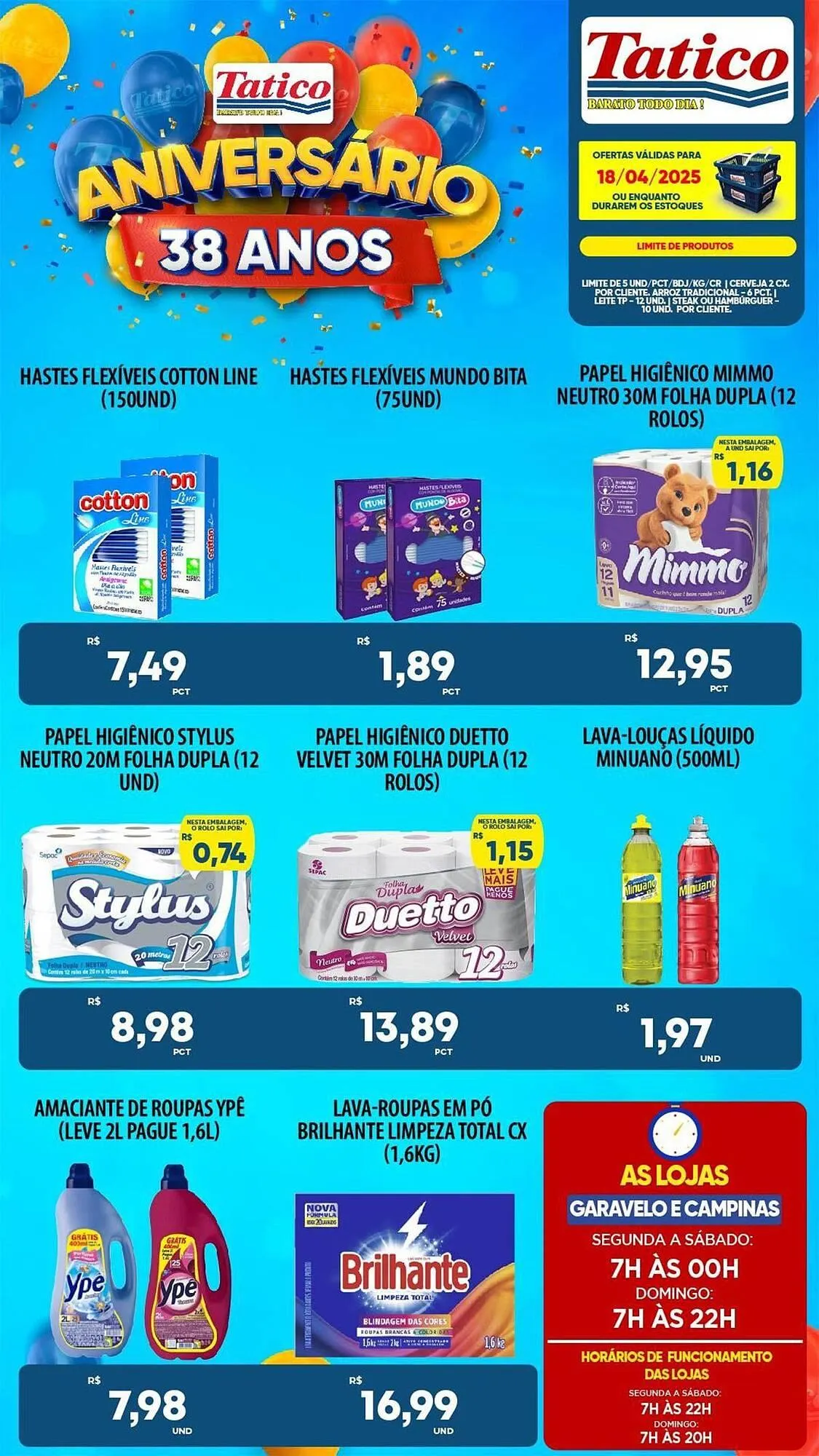 Encarte de Catálogo Tatico 18 de abril até 21 de abril 2025 - Pagina 29