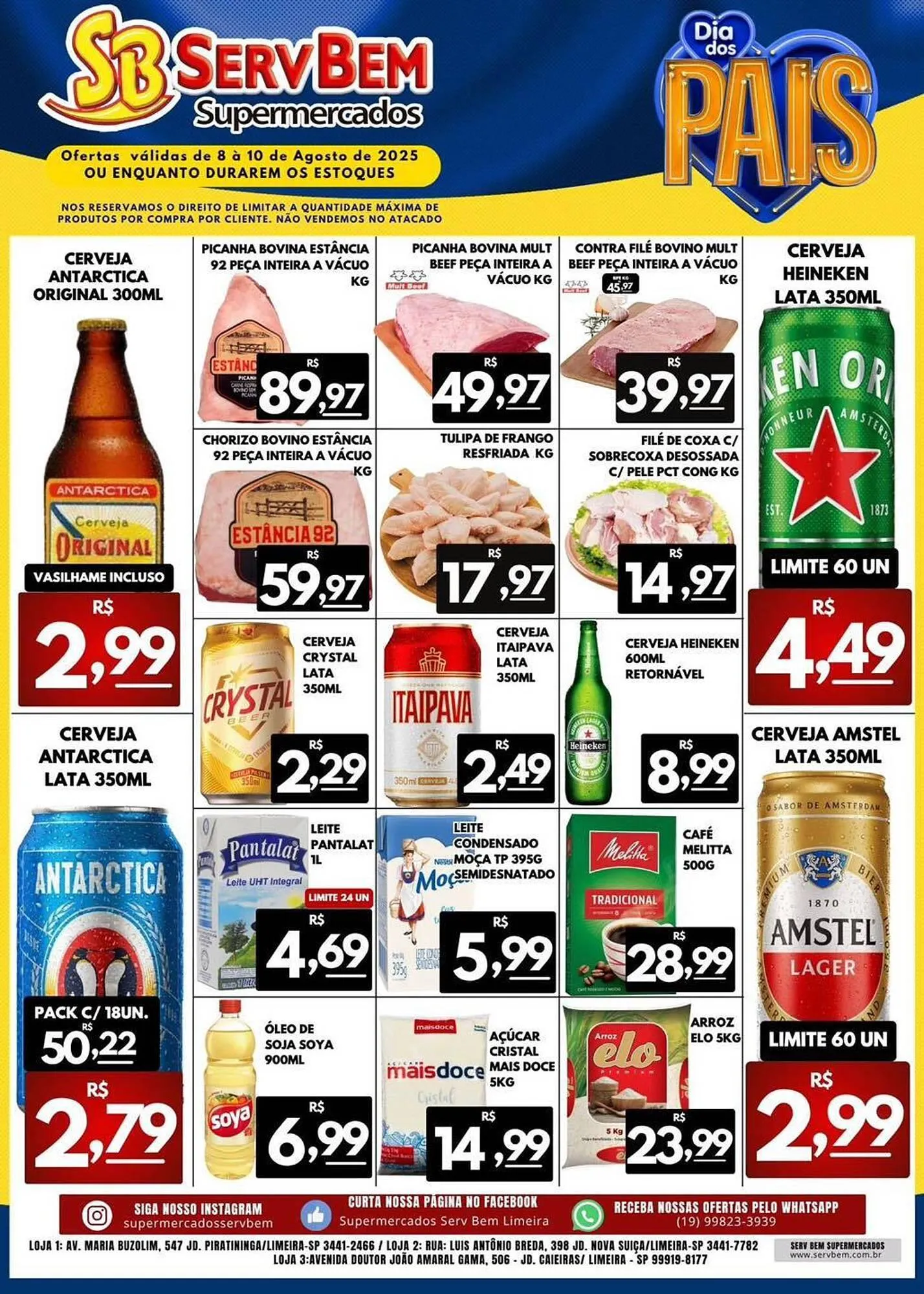 Encarte de Catálogo ServBem 7 de agosto até 10 de agosto 2025 - Pagina 1