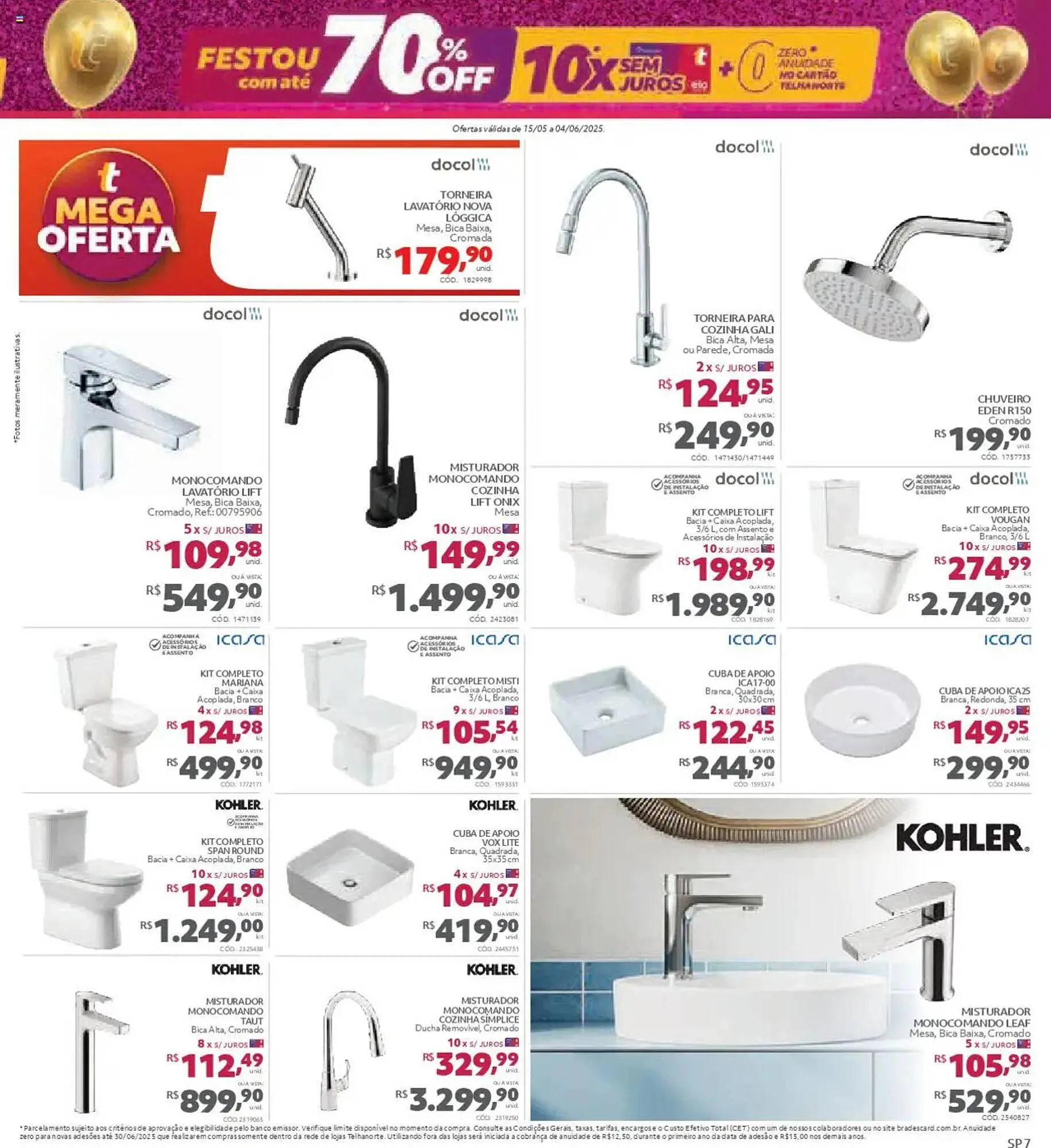 Encarte de Catálogo Telhanorte 15 de maio até 5 de junho 2025 - Pagina 7