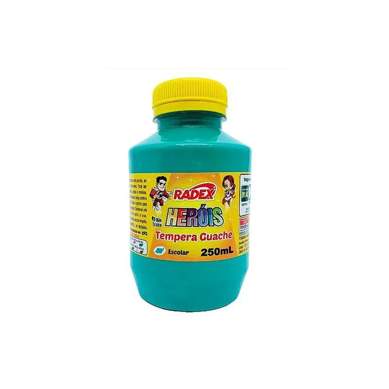 Tinta Guache Verde Claro 250ml - Radex