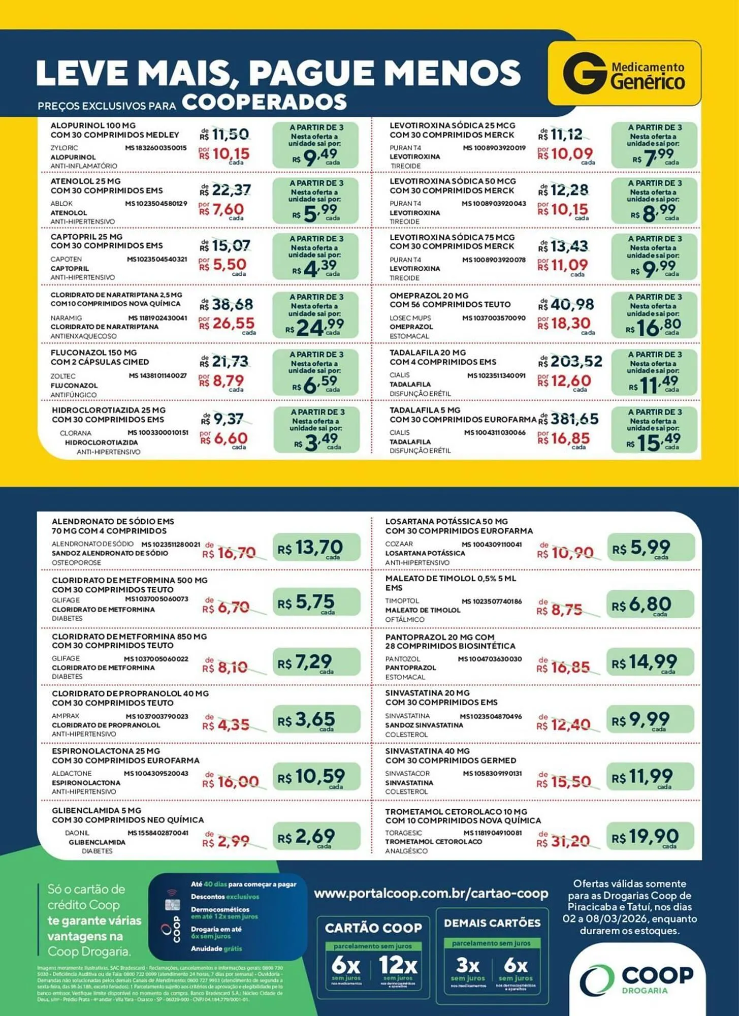 Encarte de Catálogo Drogaria Coop 2 de março até 8 de março 2026 - Pagina 2