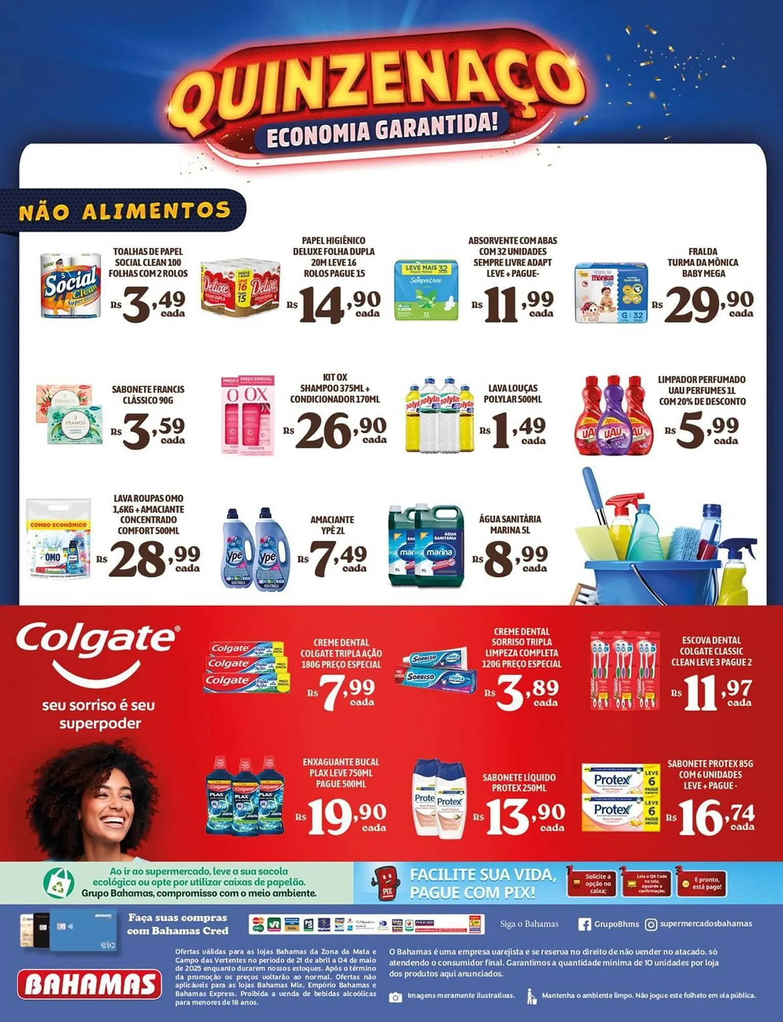 Encarte de Catálogo Bahamas Supermercados 2 de maio até 4 de maio 2025 - Pagina 16