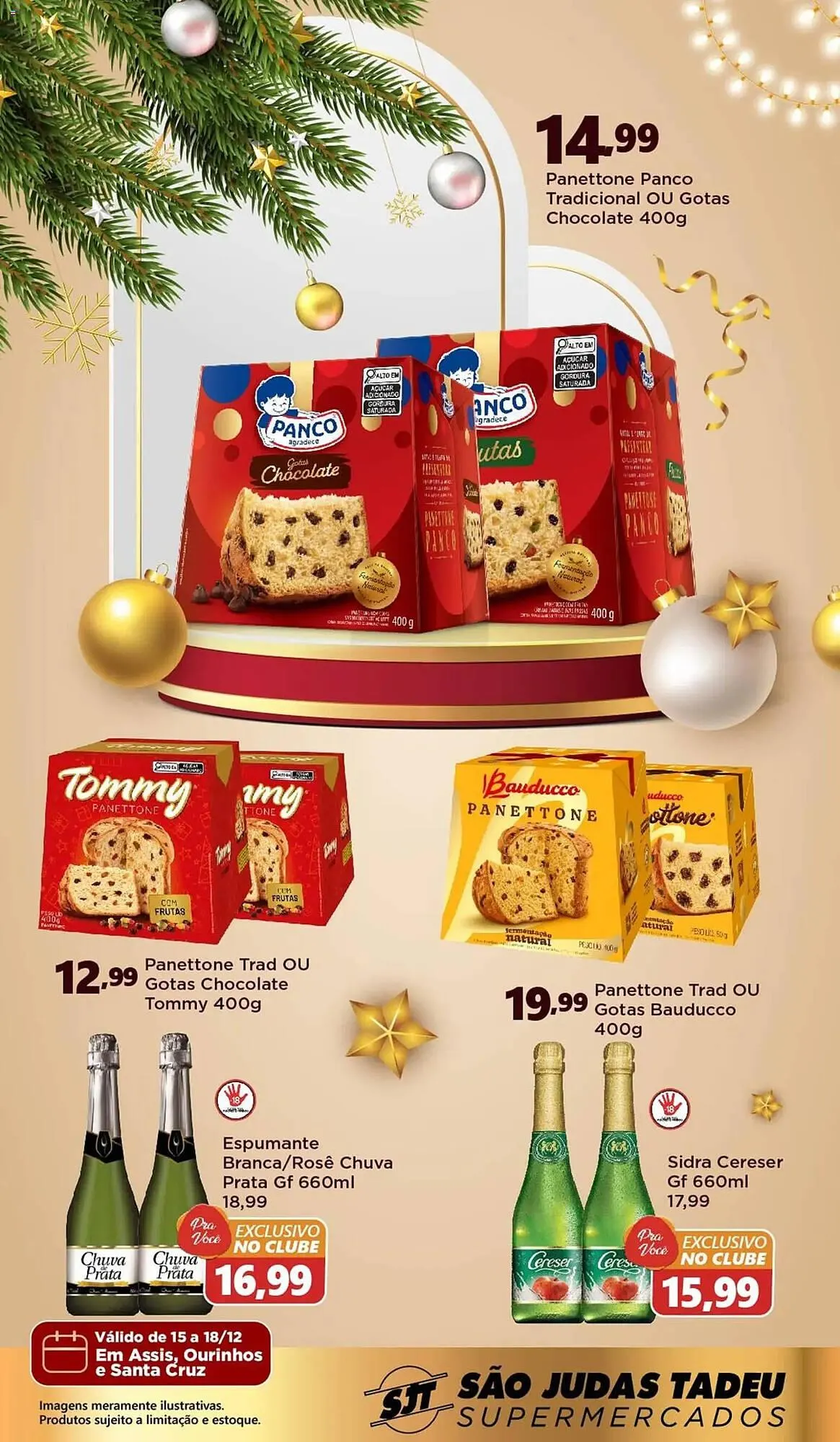 Encarte de Folheto São Judas Tadeu 15 de dezembro até 18 de dezembro 2025 - Pagina 1