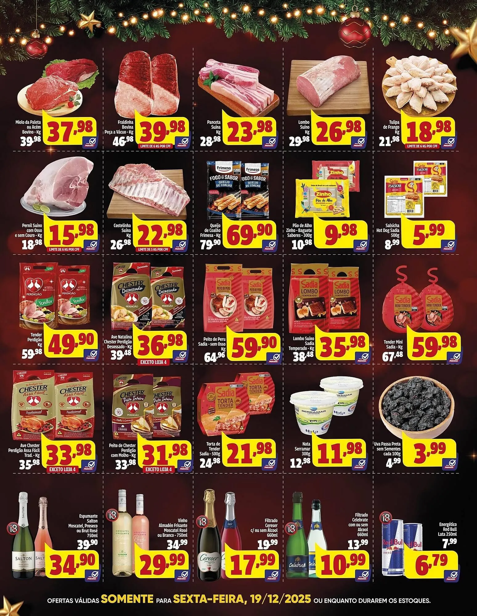 Encarte de Folheto Supermercado Paraná 19 de dezembro até 19 de dezembro 2025 - Pagina 3