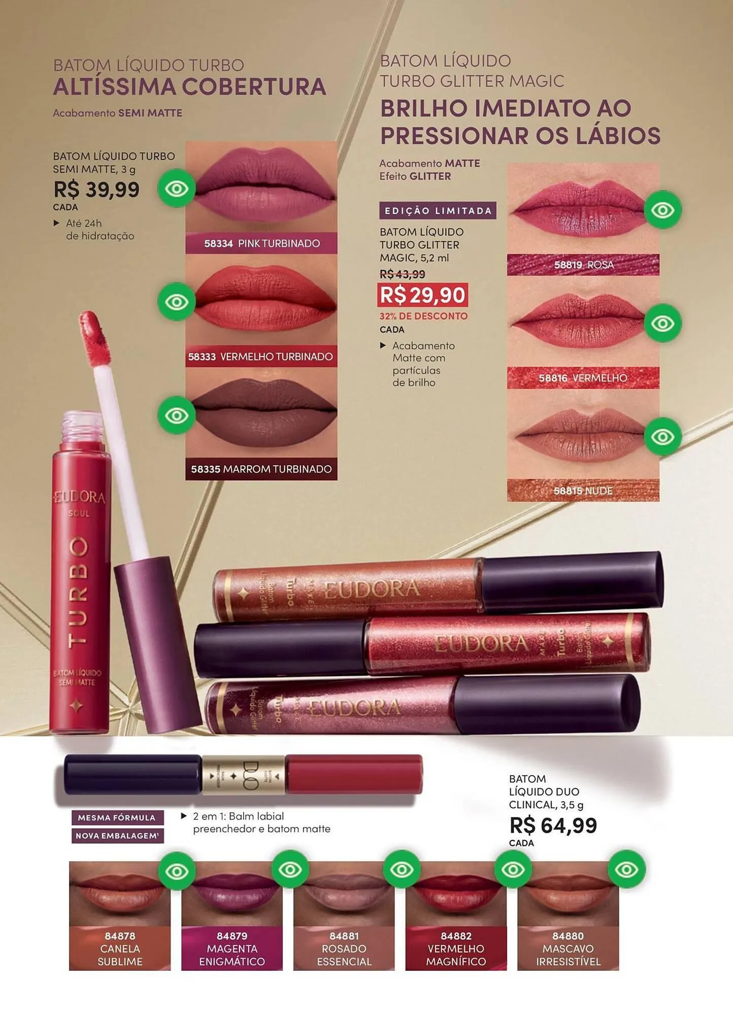 Encarte de Catálogo Eudora 27 de janeiro até 28 de fevereiro 2026 - Pagina 46