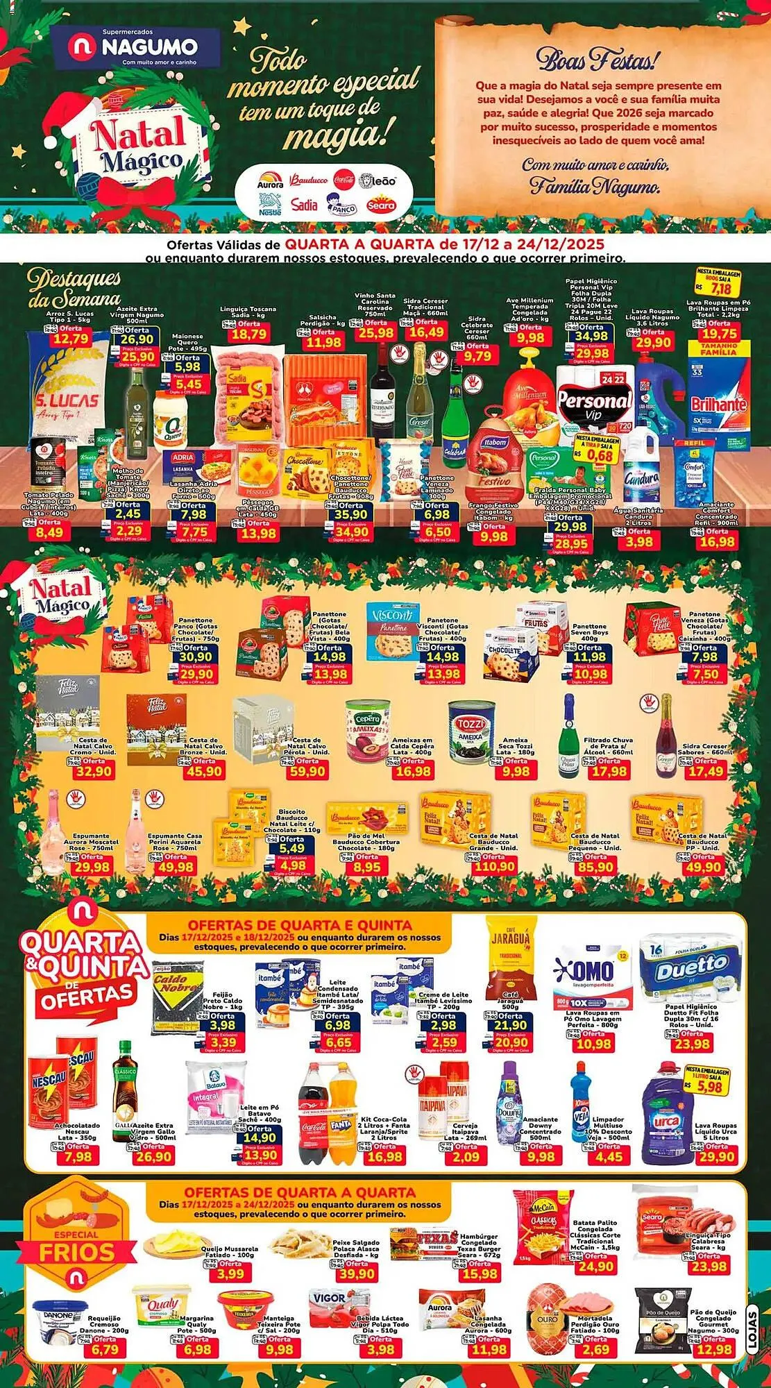 Encarte de Folheto Nagumo 17 de dezembro até 24 de dezembro 2025 - Pagina 1