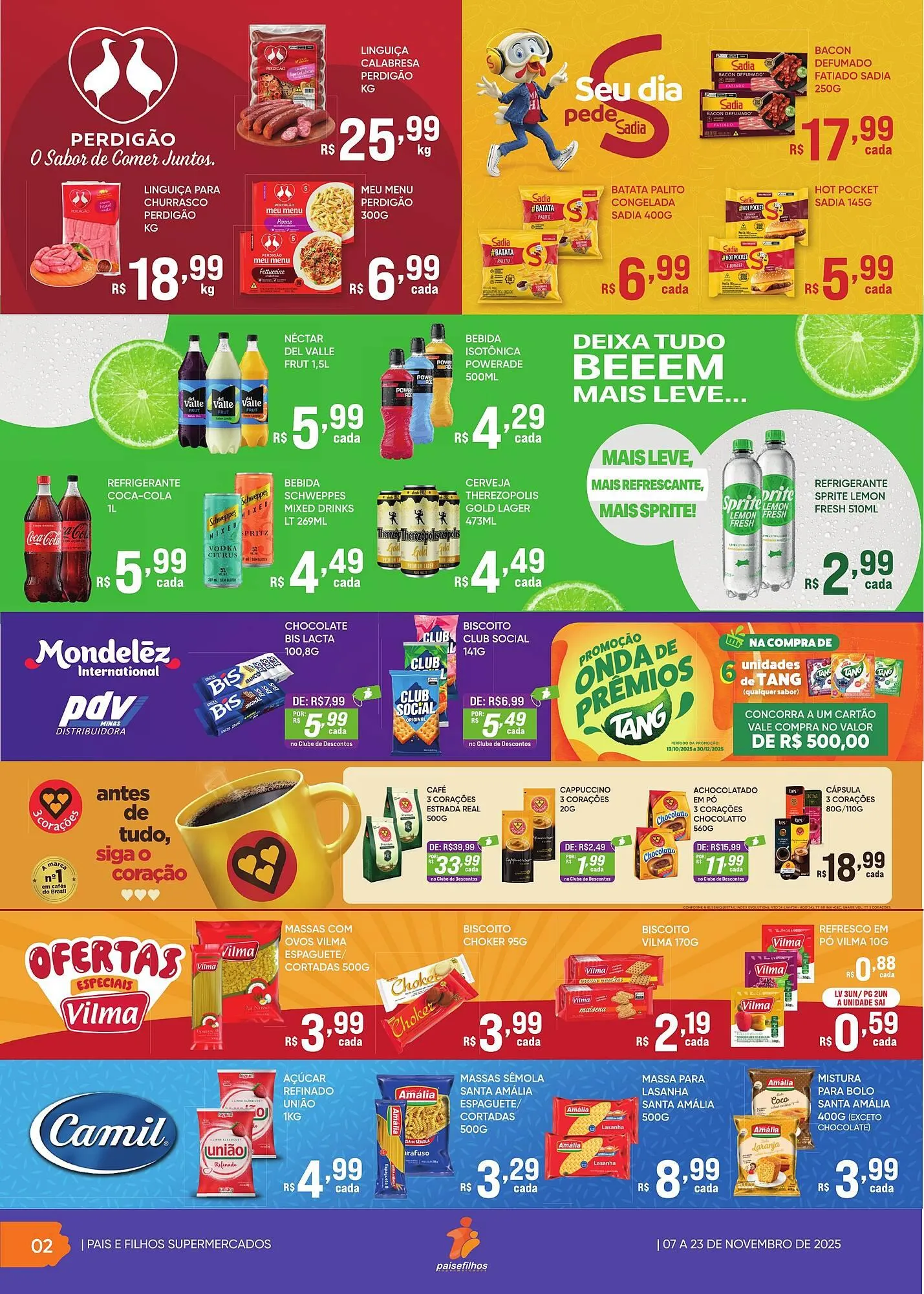 Encarte de Catálogo Pais e Filhos Supermercados 10 de novembro até 23 de novembro 2025 - Pagina 2