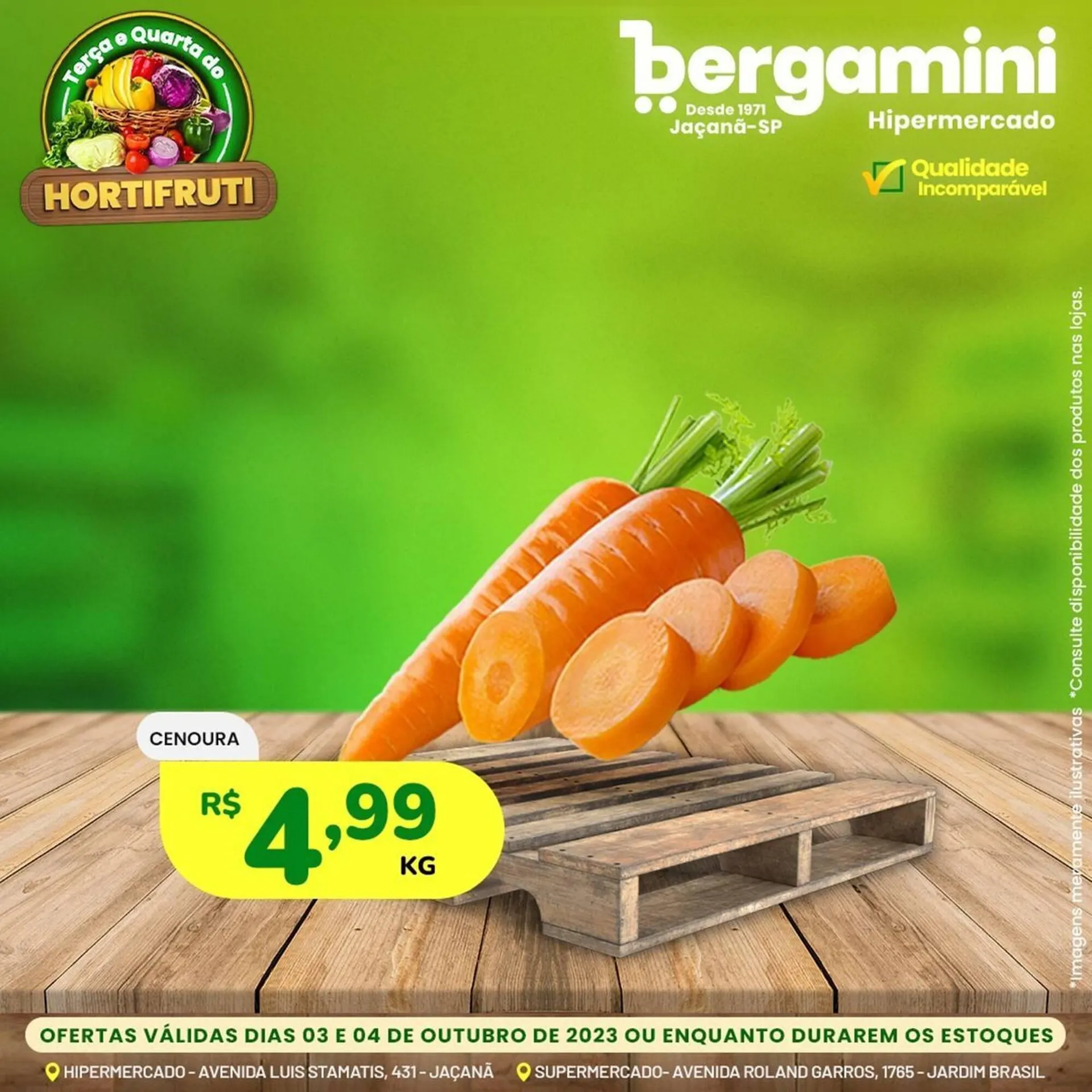 Encarte de Catálogo Supermercado Bergamini 3 de outubro até 4 de outubro 2023 - Pagina 7