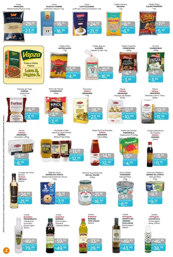 Encarte de Ofertas Supermercados Mundial 31 de janeiro até 13 de fevereiro 2025 - Pagina 2