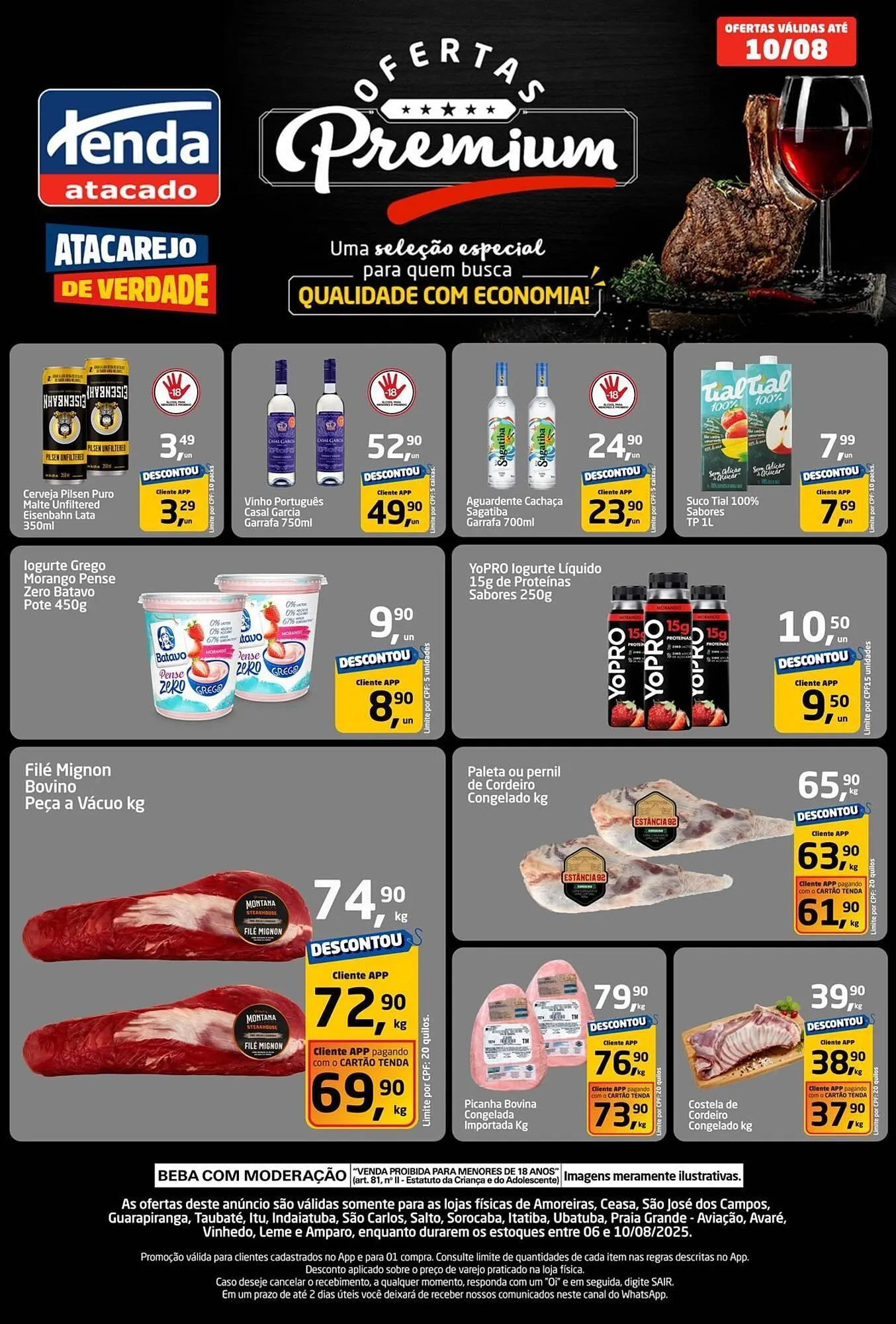 Encarte de Catálogo Tenda Atacado 6 de agosto até 10 de agosto 2025 - Pagina 1